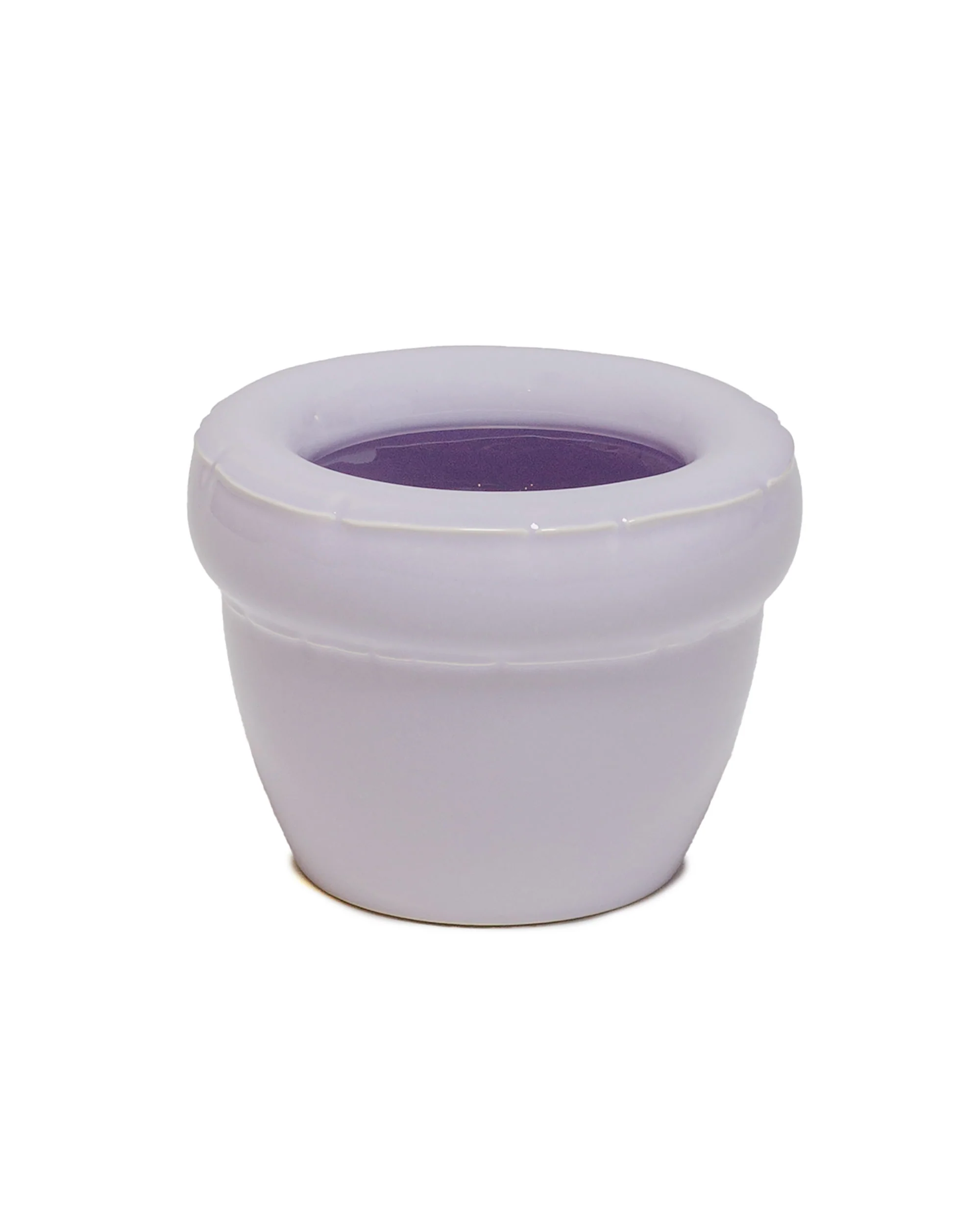 Home Studyo Small Planter 'Louis' Lila Gloss - Image 2