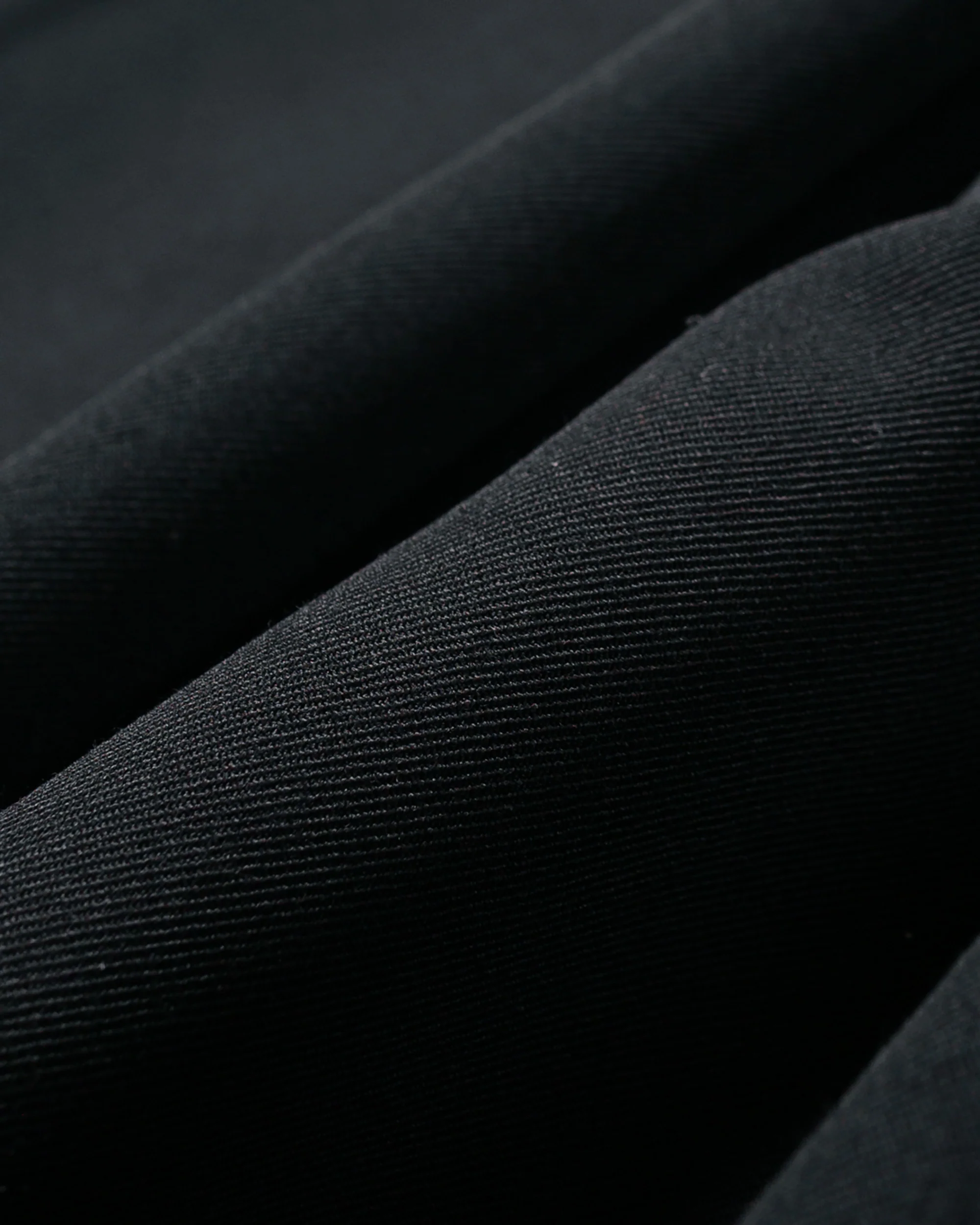 James Coward Mercado Trouser Black Wool Gabardine - Image 6