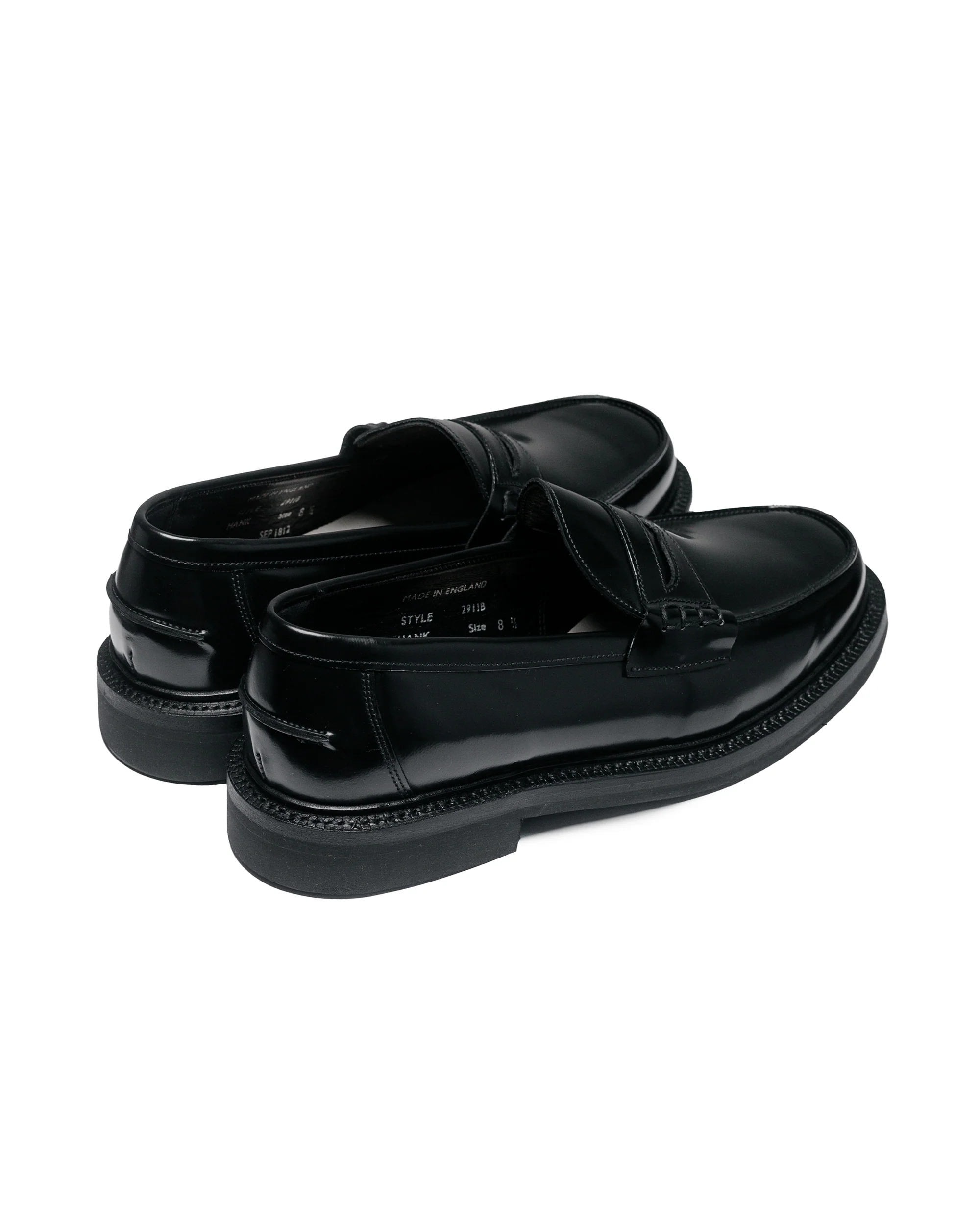 James Coward Sanders Peaceful Beef Roll Loafer Black Bookbinder Leather - Image 3