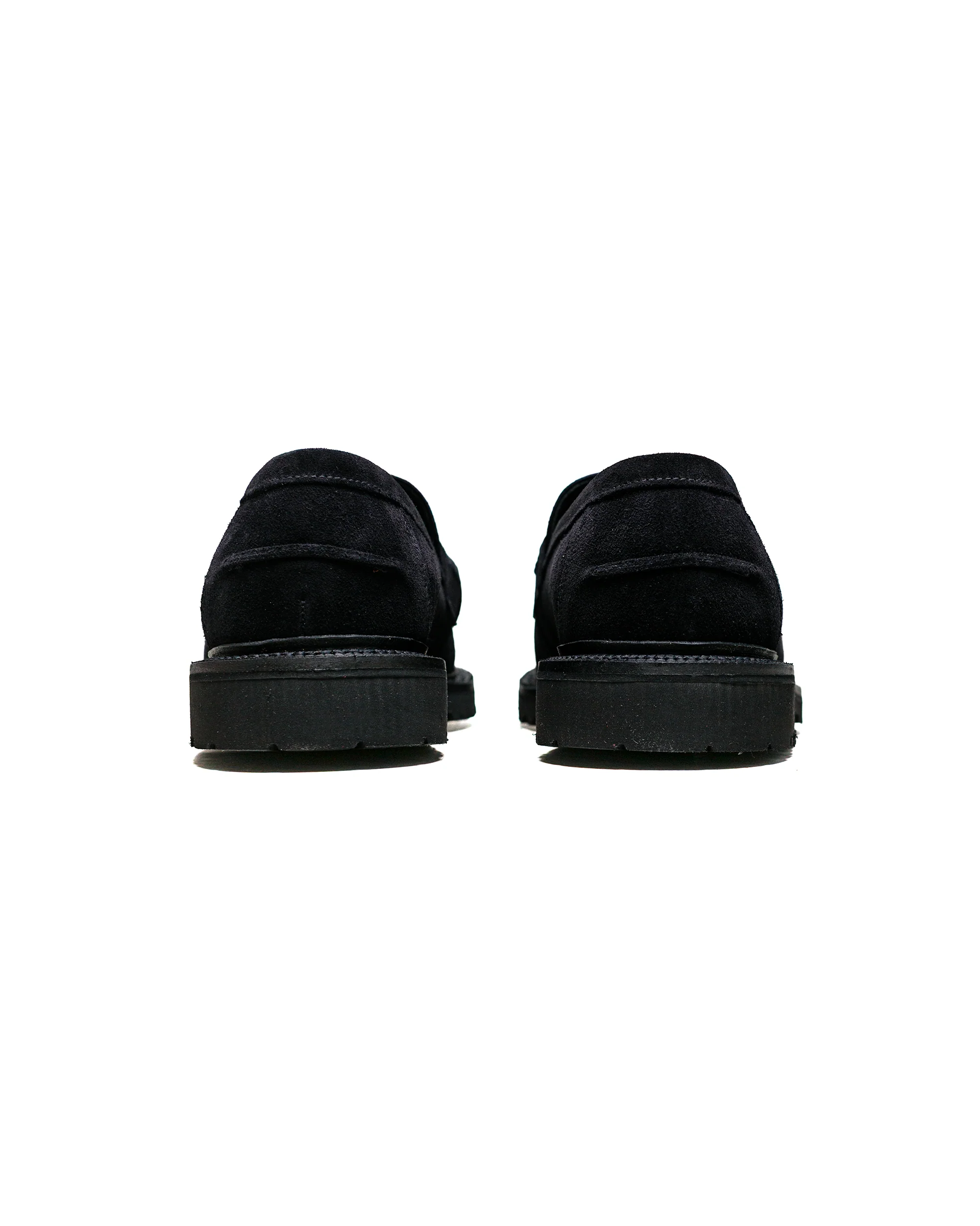 James Coward Sanders Peaceful Beef Roll Loafer Black Suede - Image 4