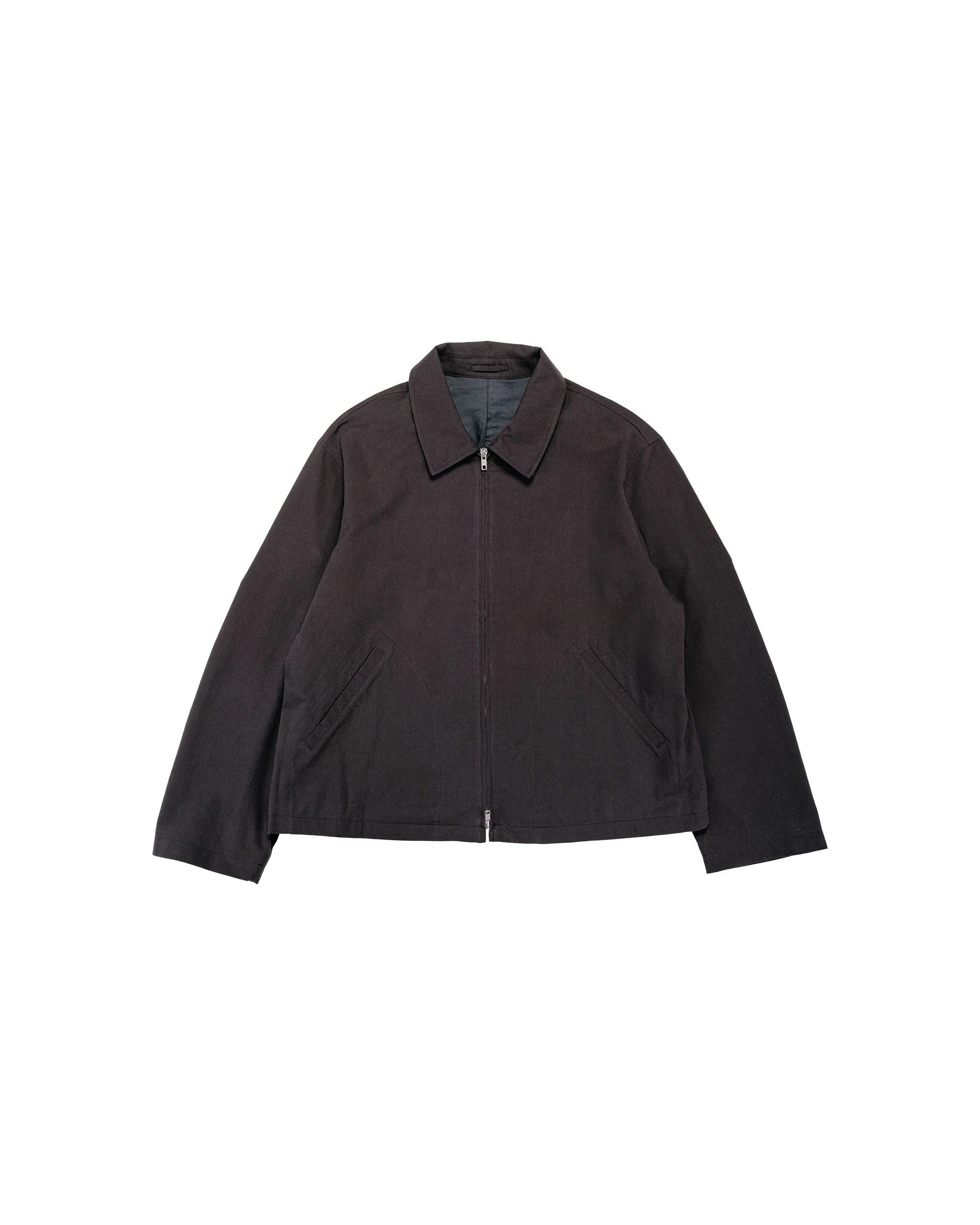 James Coward Site Jacket Dark Grey Cotton Wool Twill