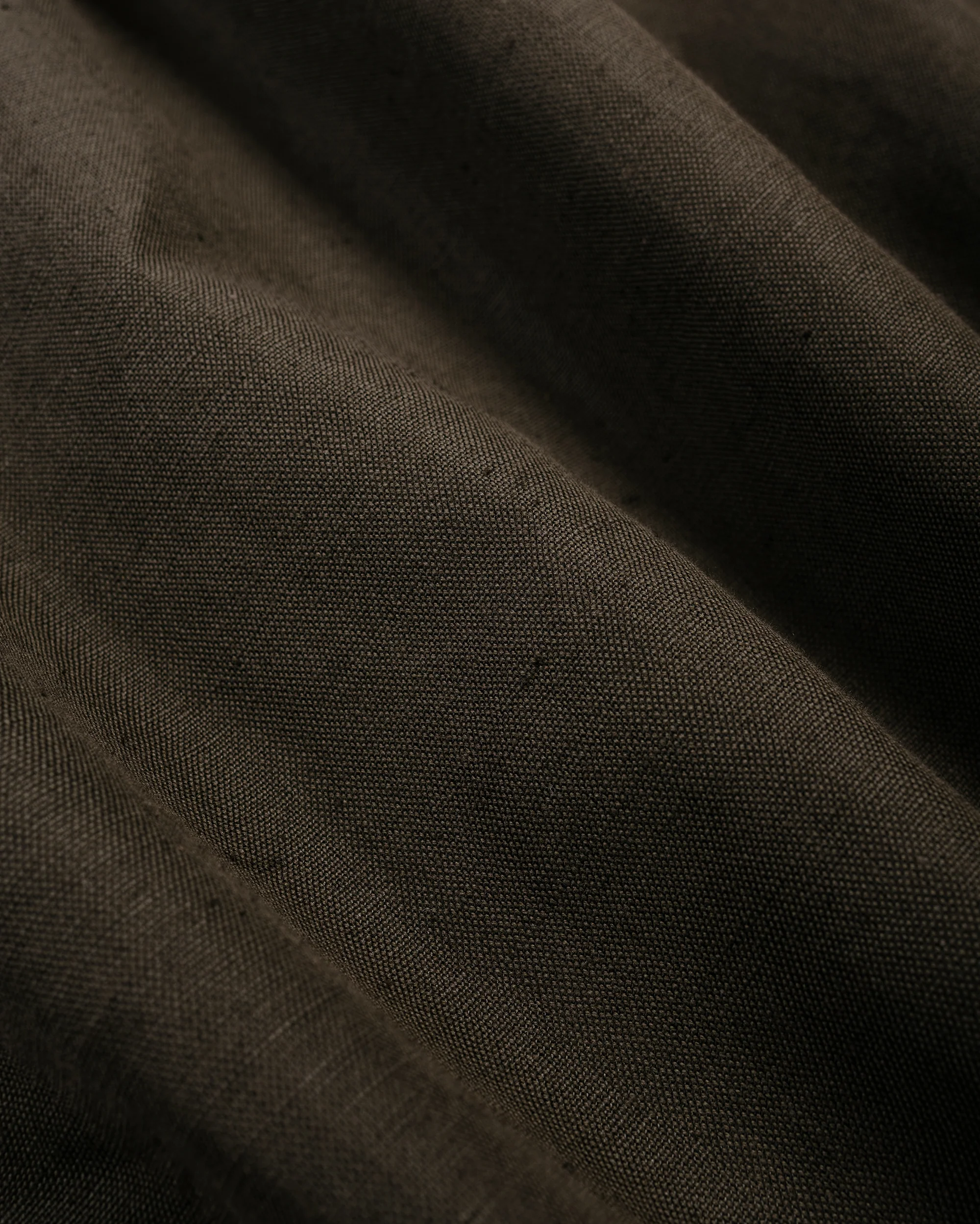 James Coward Travail Shirt Coffee Grounds Belgian Linen - Image 6