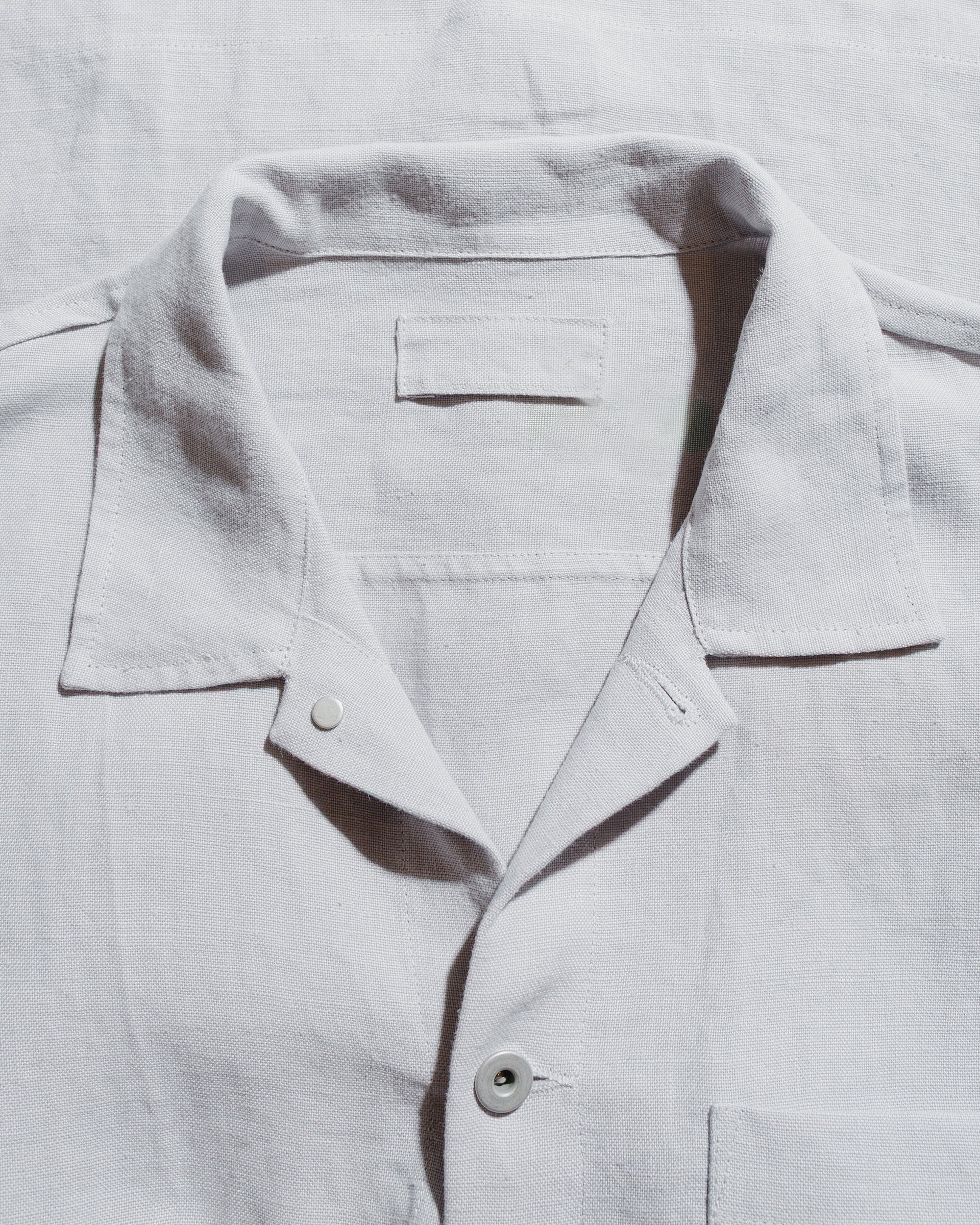 James Coward Travail Shirt Corsica Sky Welterweight Linen - Image 5