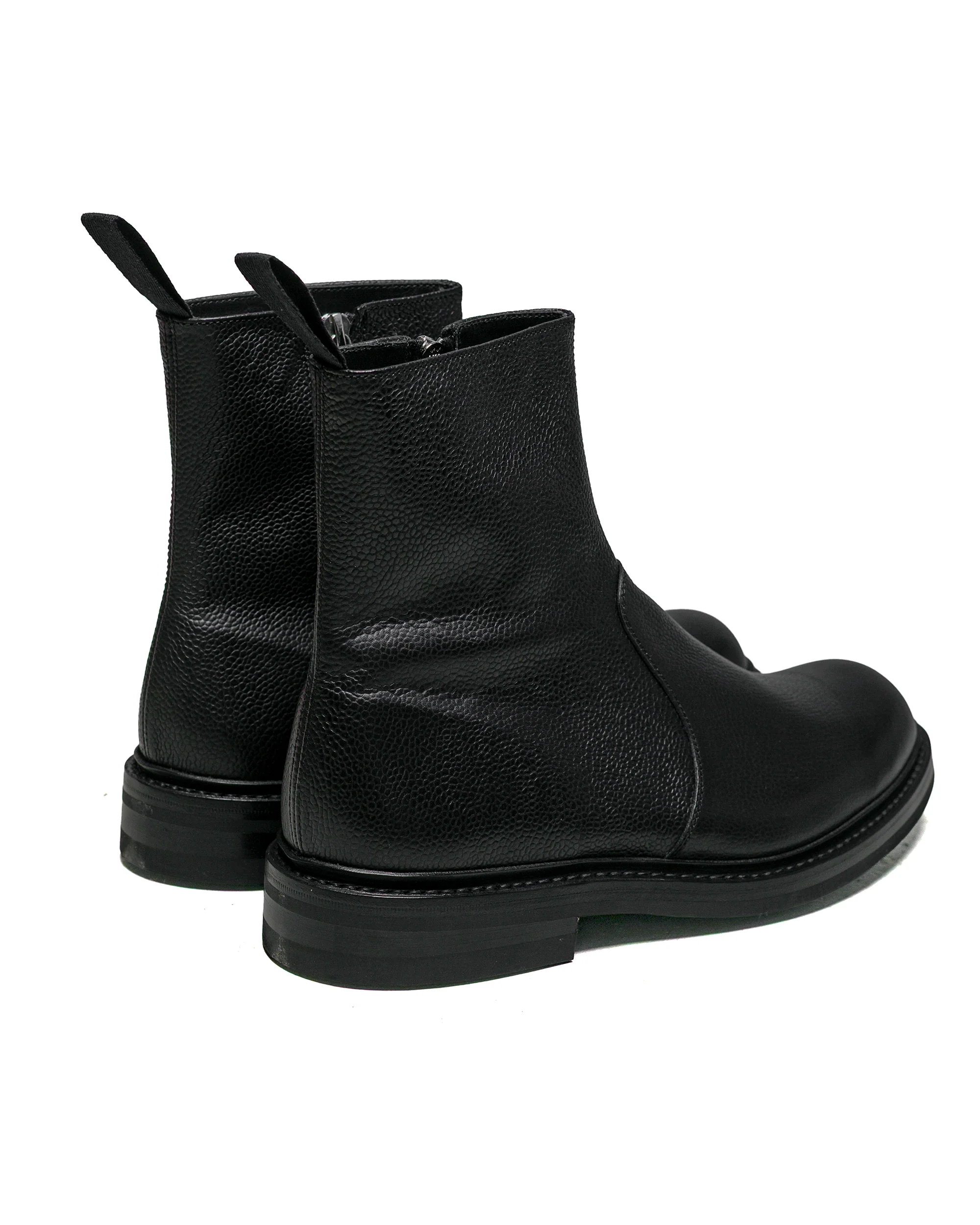 James Coward Trickers Spade Boot Black Scotch Grain Leather - Image 3