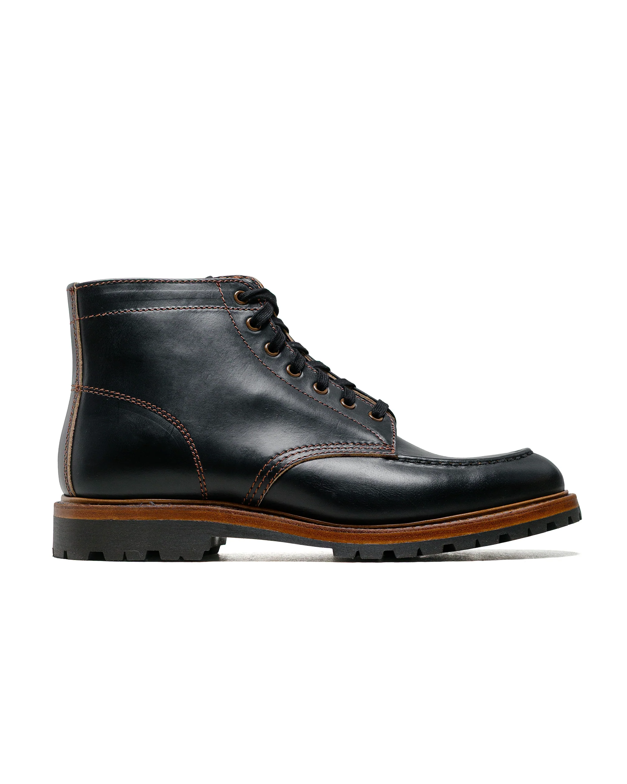 John Lofgren Bootmaker Chapman Boots Horween CXL Black
