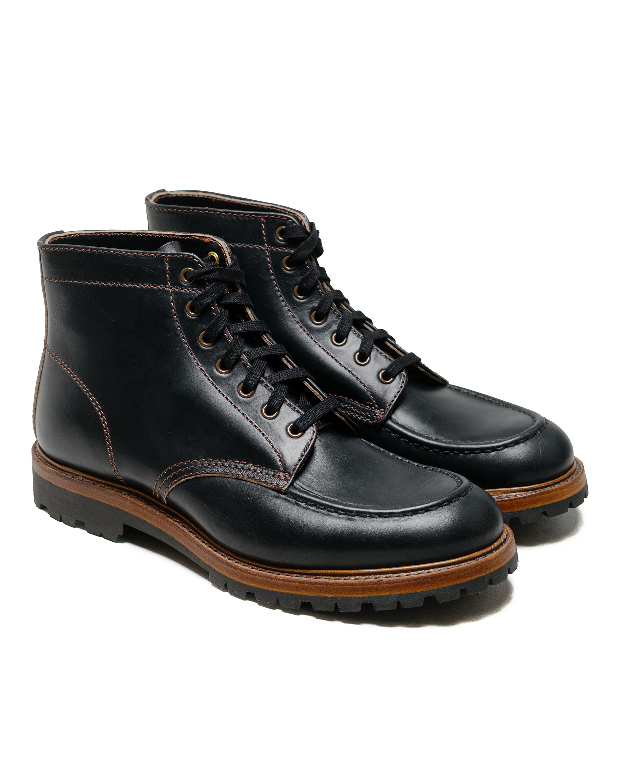 John Lofgren Bootmaker Chapman Boots Horween CXL Black - Image 2