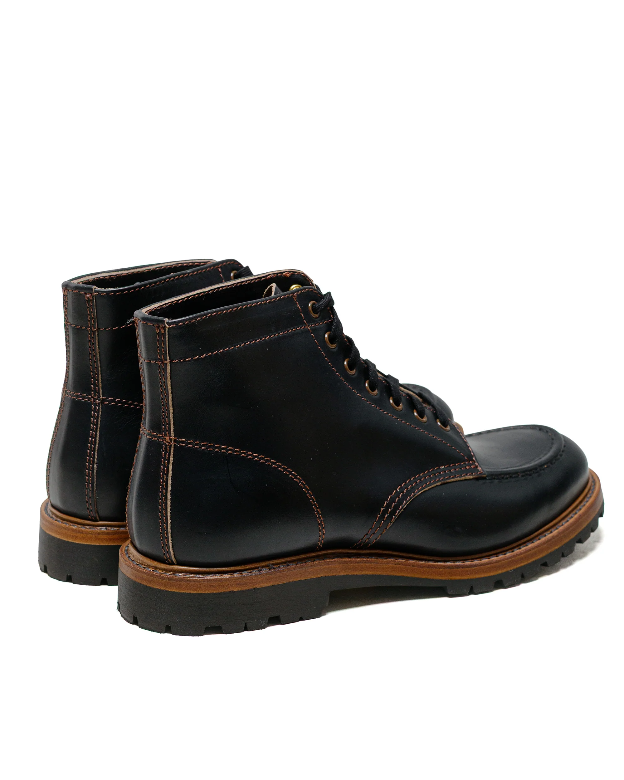 John Lofgren Bootmaker Chapman Boots Horween CXL Black - Image 3