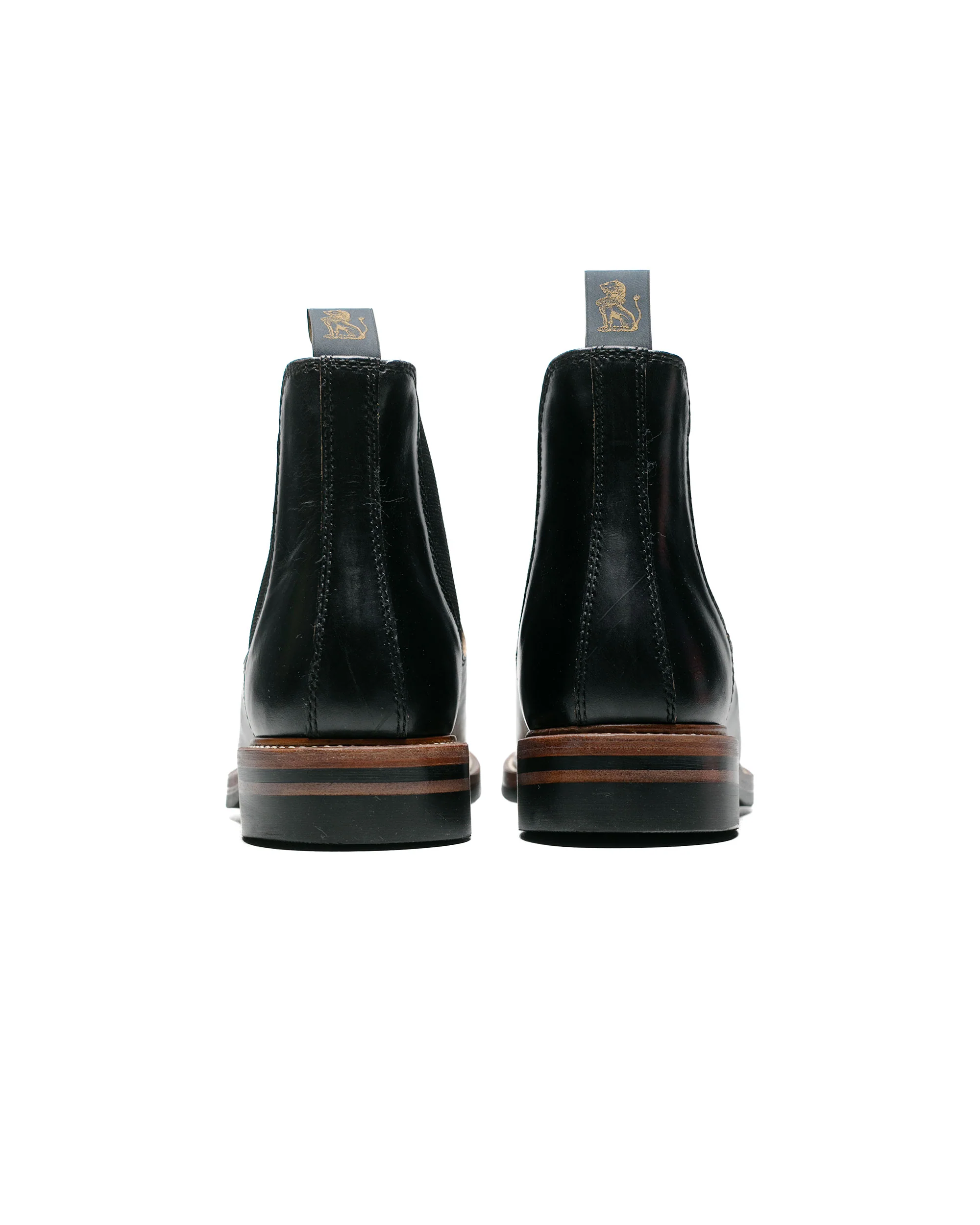 John Lofgren Bootmaker Chelsea Boots Horween CXL Black - Image 4