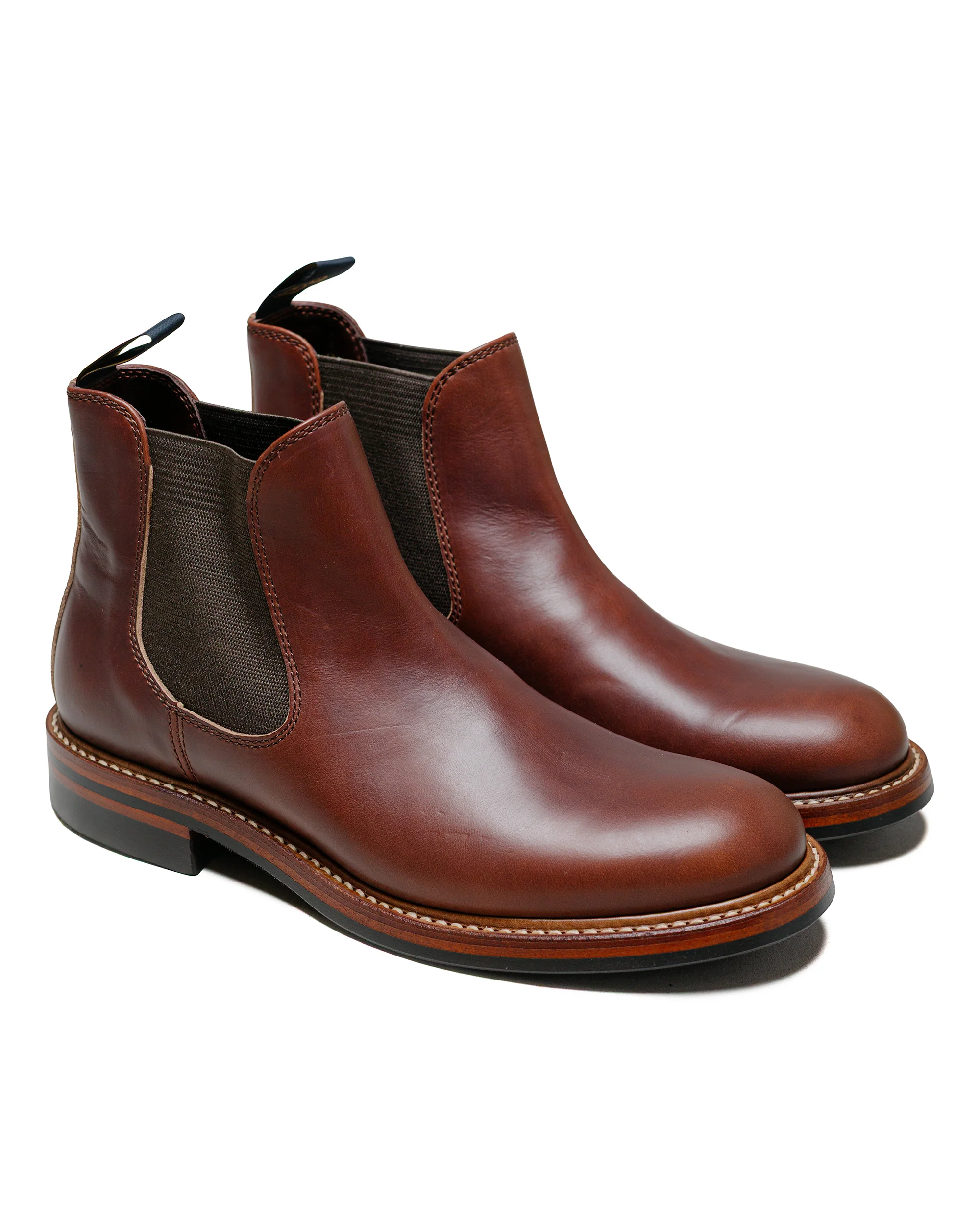 John Lofgren Bootmaker Chelsea Boots Horween CXL Timber - Image 2