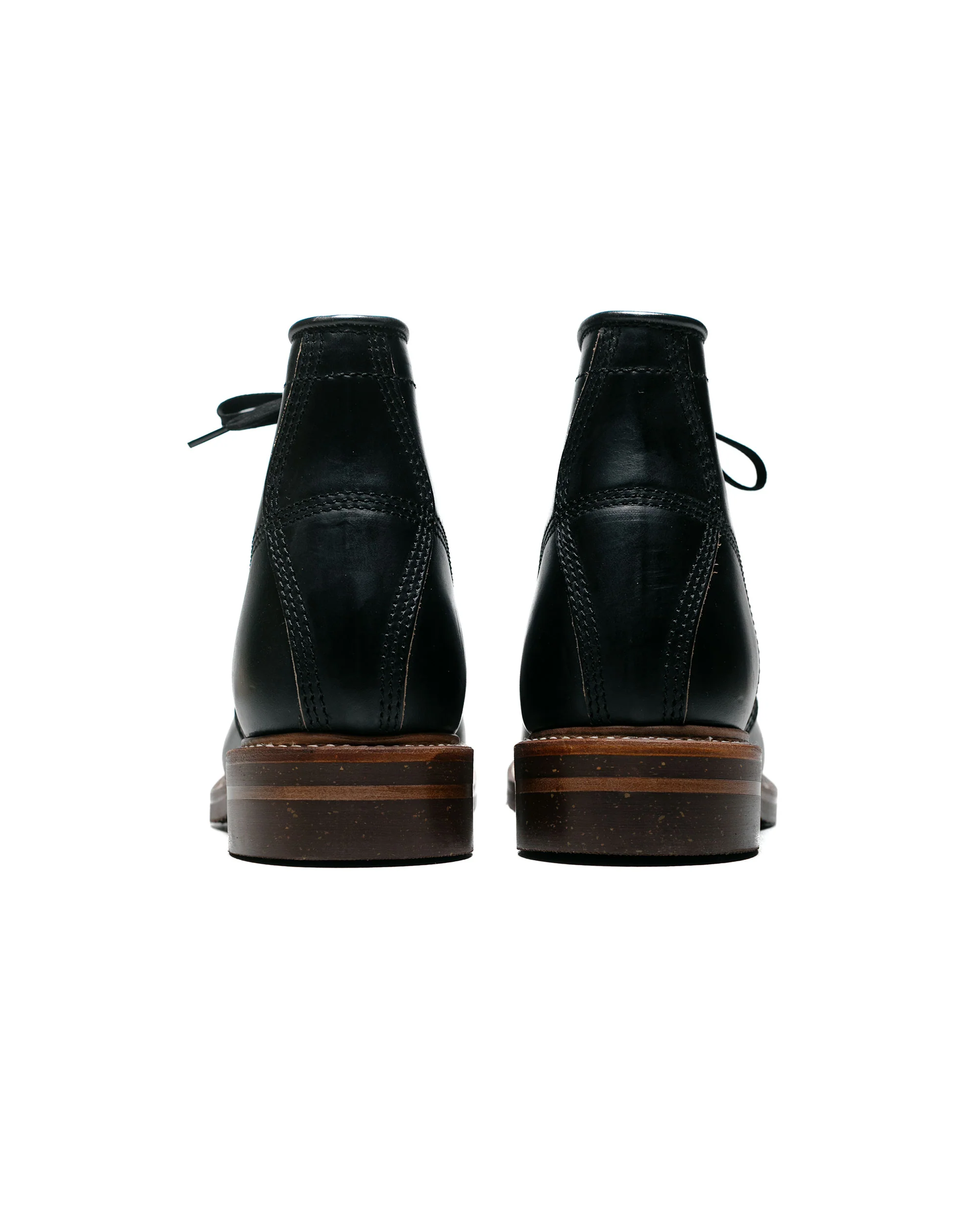John Lofgren Bootmaker Combat Boots Horween Leather CXL Black - Image 4