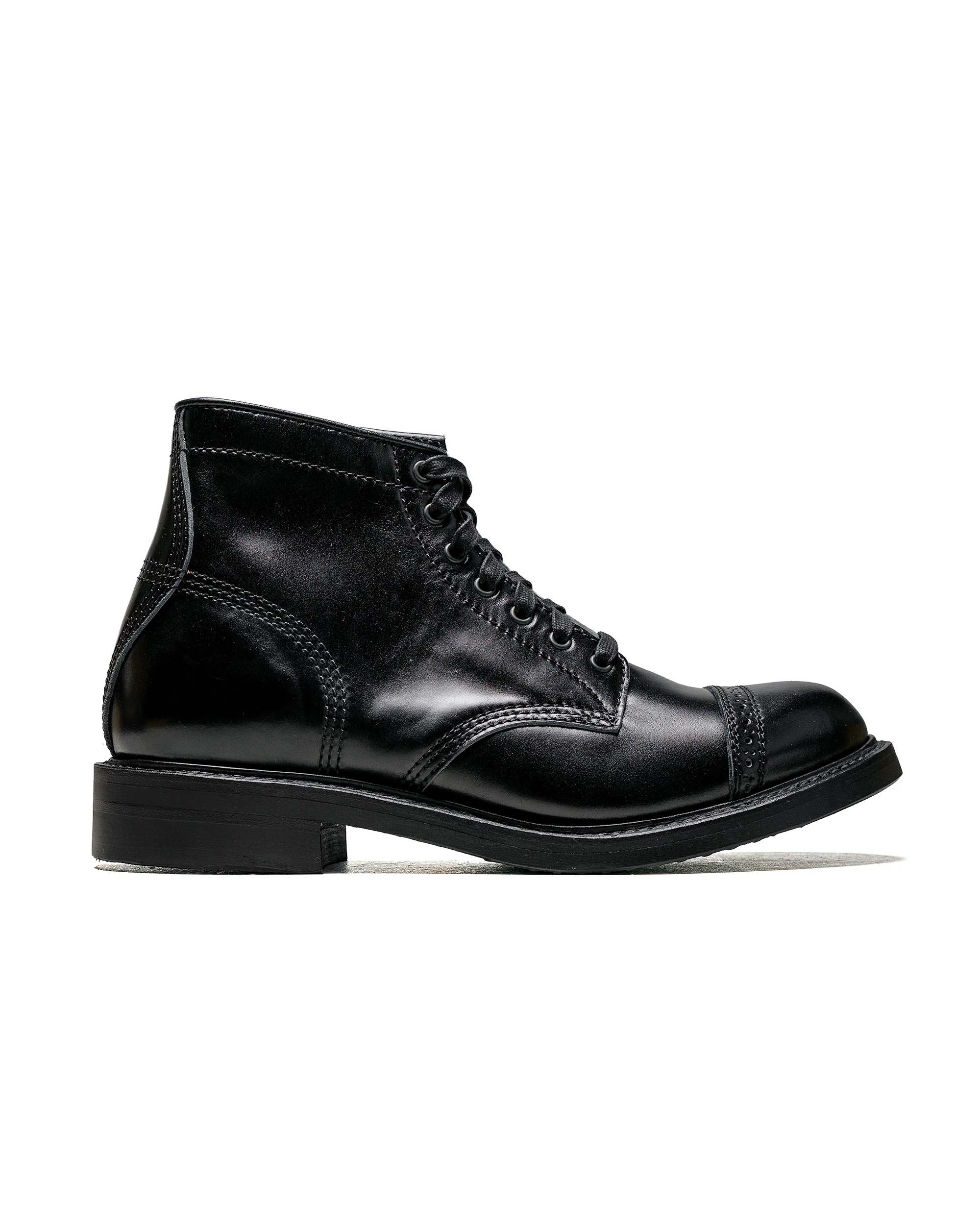 John Lofgren Bootmaker Combat Boots Shinki Hikaku Shell Cordovan Black Ops