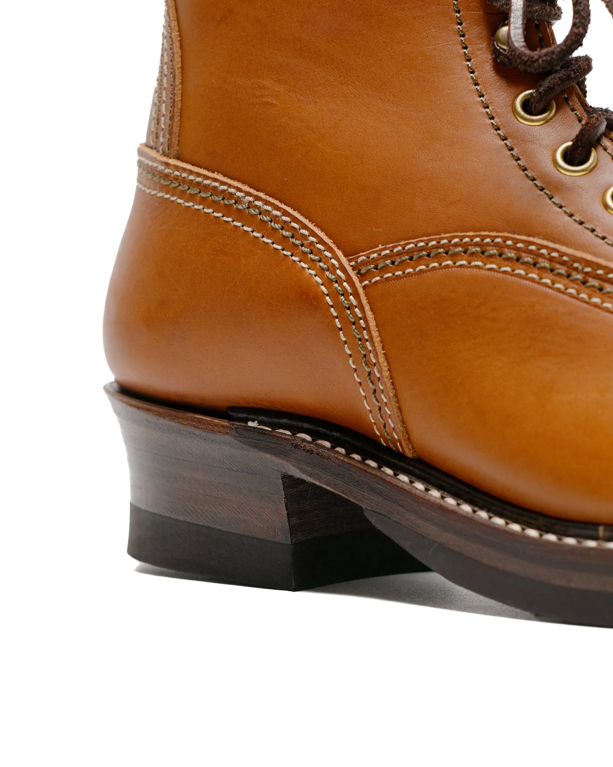 John Lofgren Bootmaker Donkey Puncher Boots Badalassi Carlo Leather Cognac - Image 4