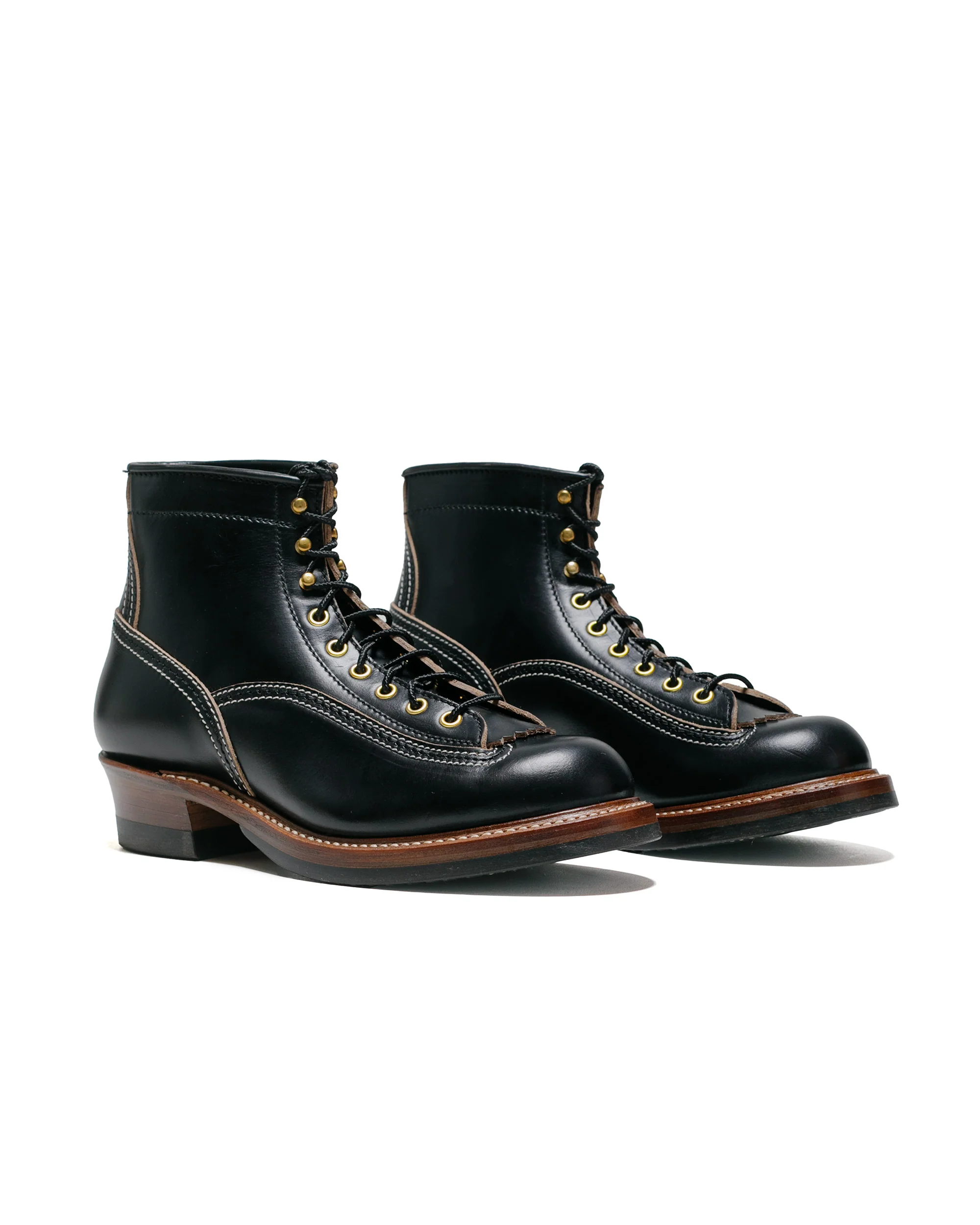 John Lofgren Bootmaker Donkey Puncher Boots Horween Leather CXL Black - Image 2