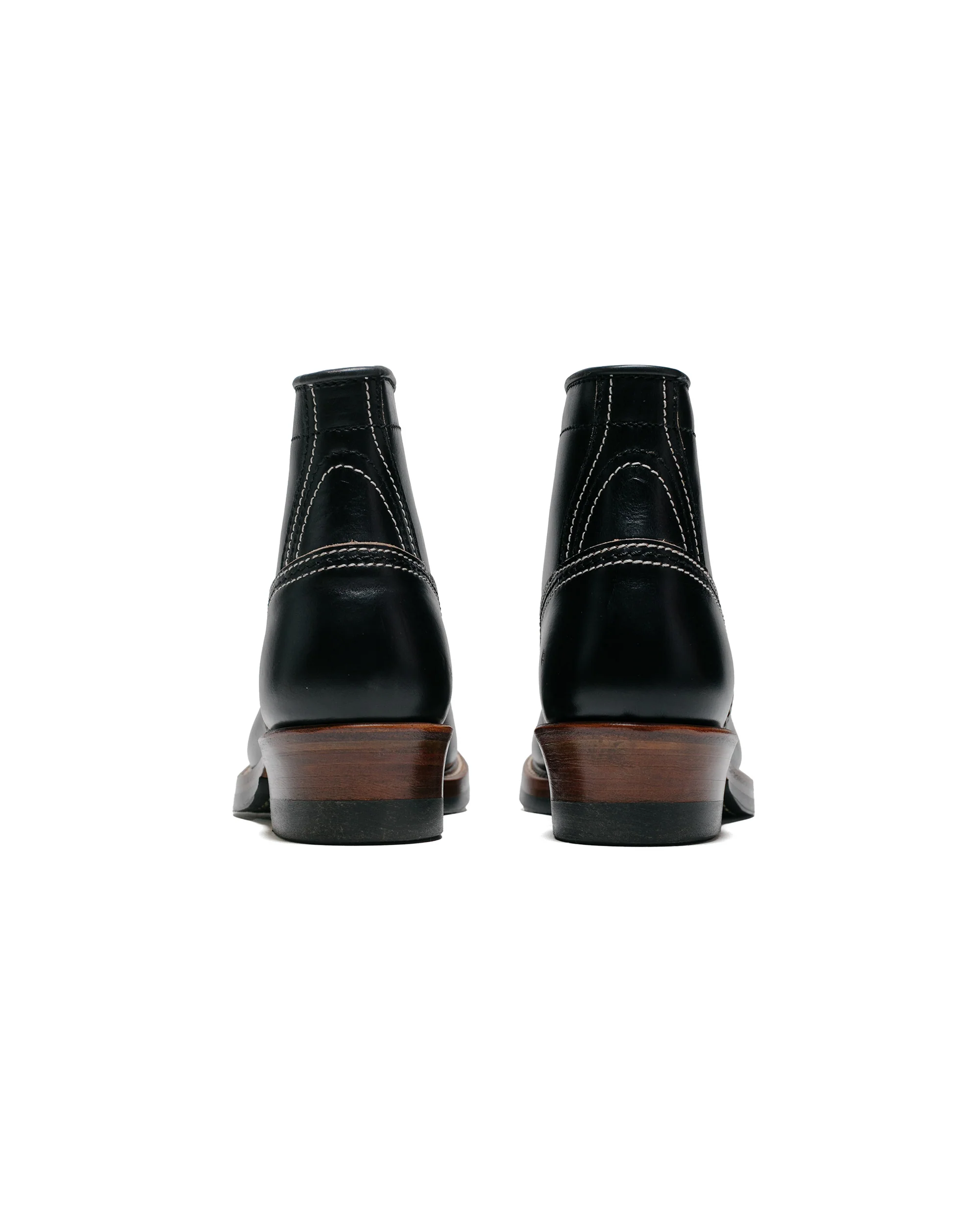 John Lofgren Bootmaker Donkey Puncher Boots Horween Leather CXL Black - Image 4