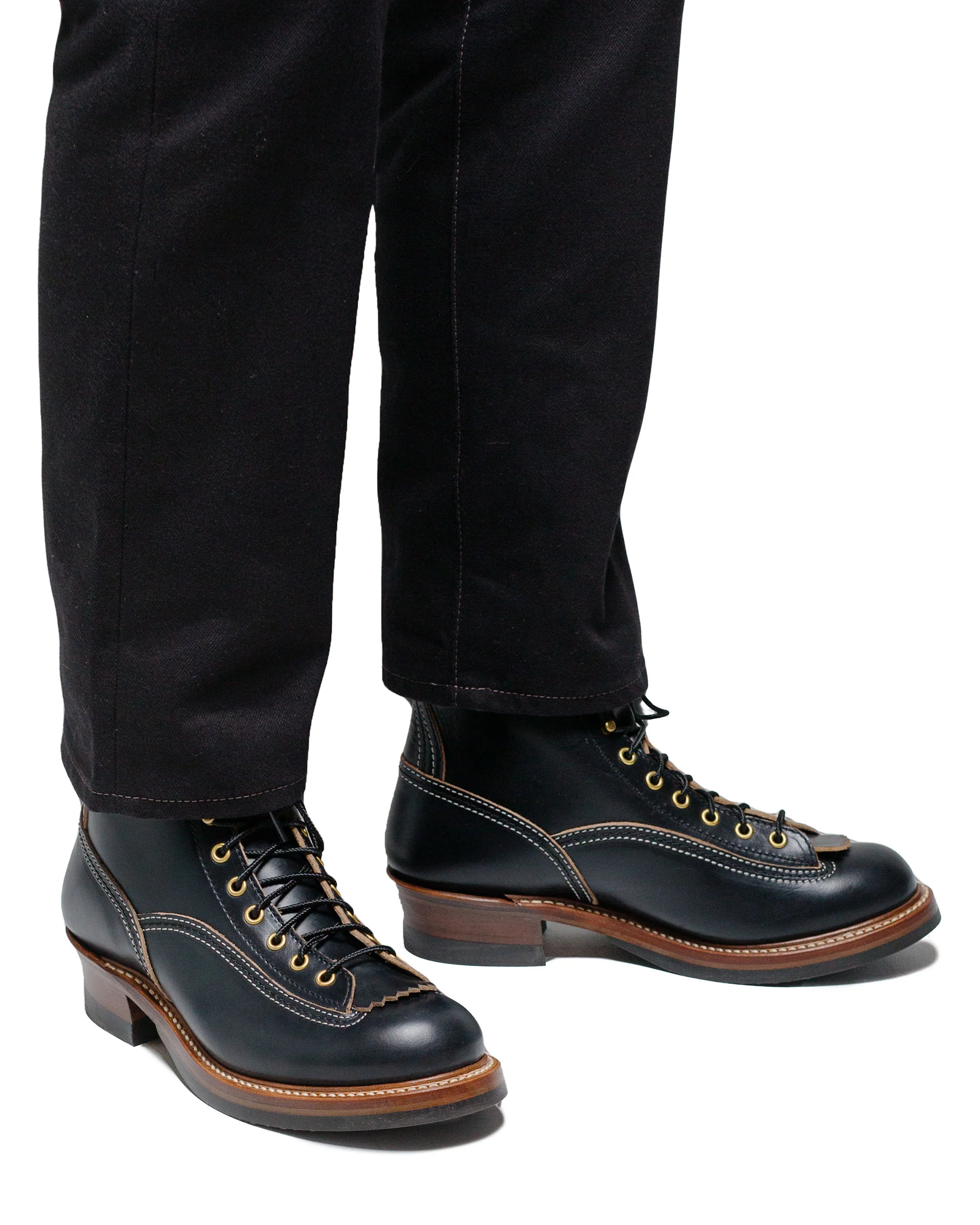 John Lofgren Bootmaker Donkey Puncher Boots Horween Leather CXL Black - Image 6