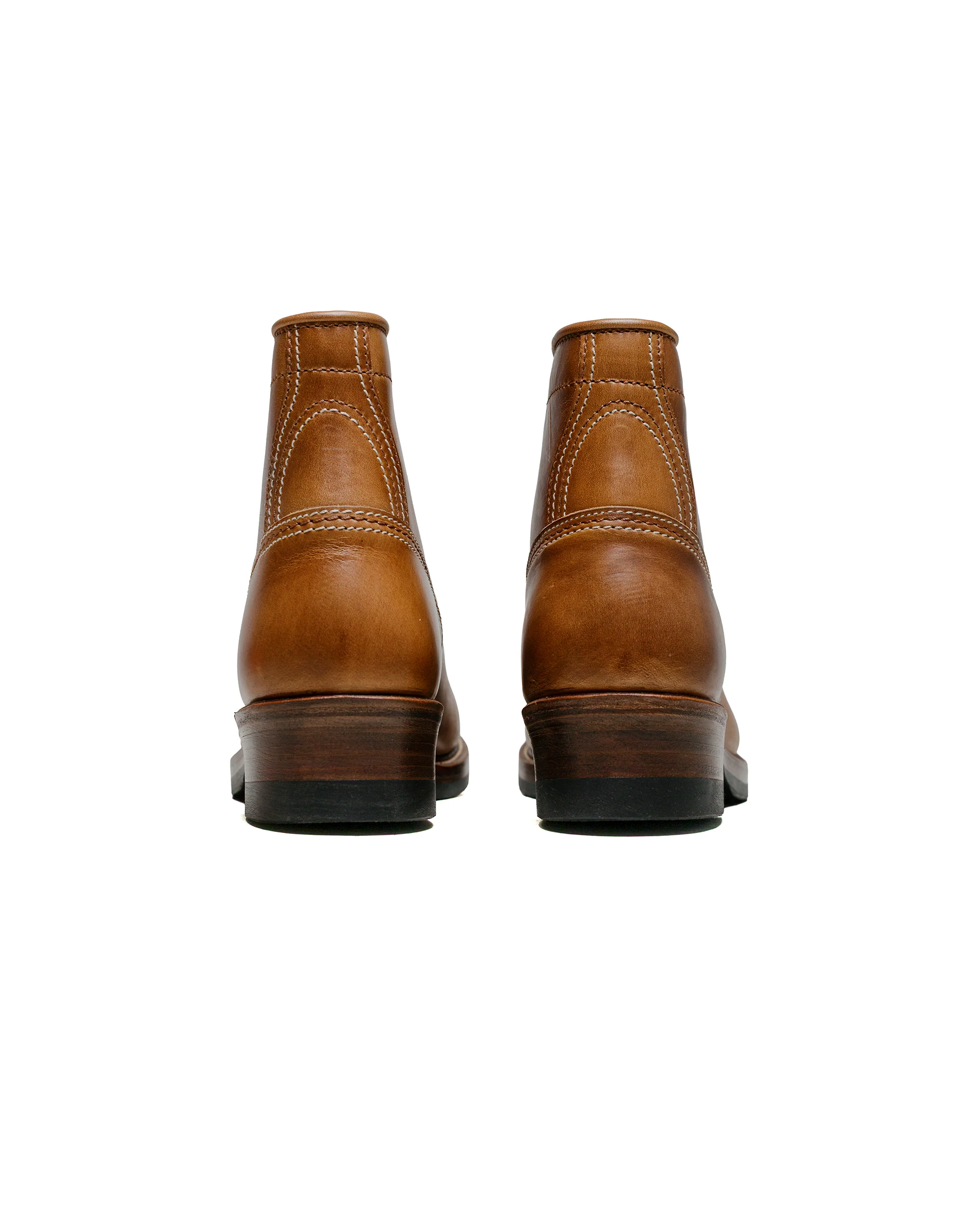 John Lofgren Bootmaker Donkey Puncher Boots Horween Leather CXL Natural - Image 4