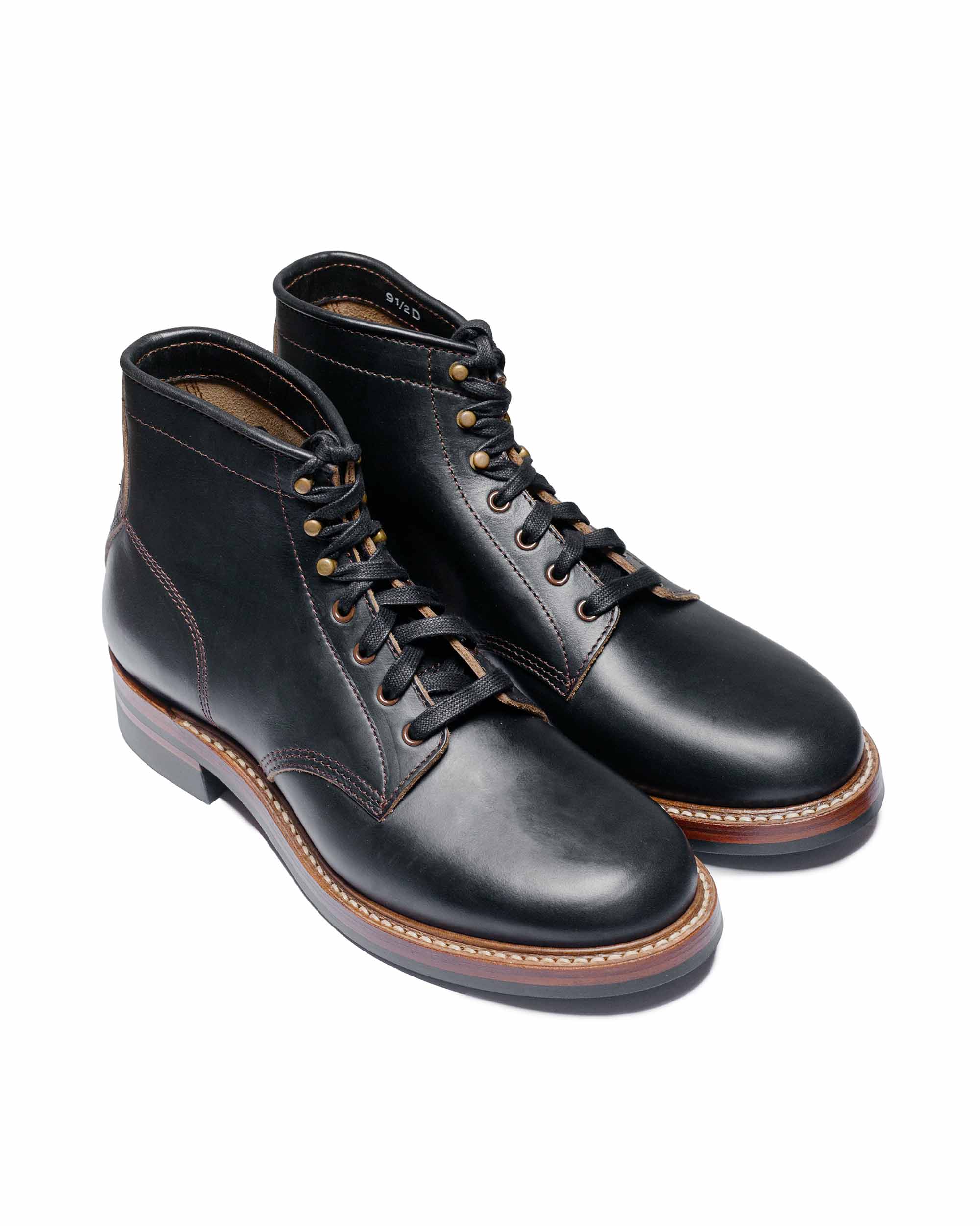 John Lofgren Bootmaker El Capitan Boots Horween Leather CXL Black - Image 2