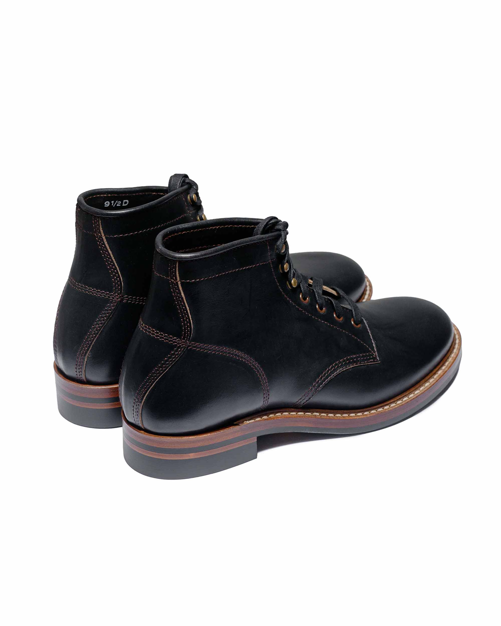 John Lofgren Bootmaker El Capitan Boots Horween Leather CXL Black - Image 3