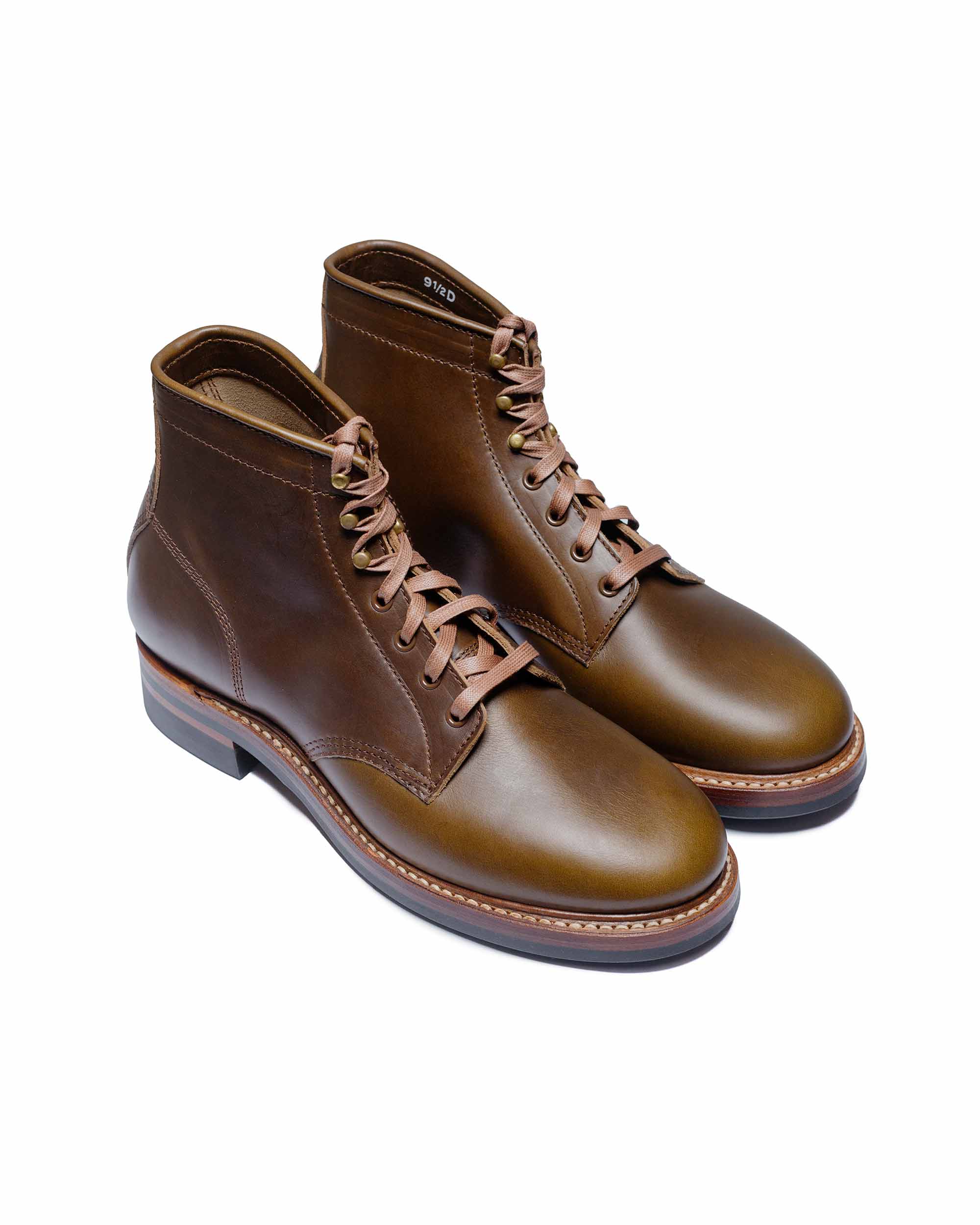 John Lofgren Bootmaker El Capitan Boots Horween Leather CXL Dark Olive - Image 2