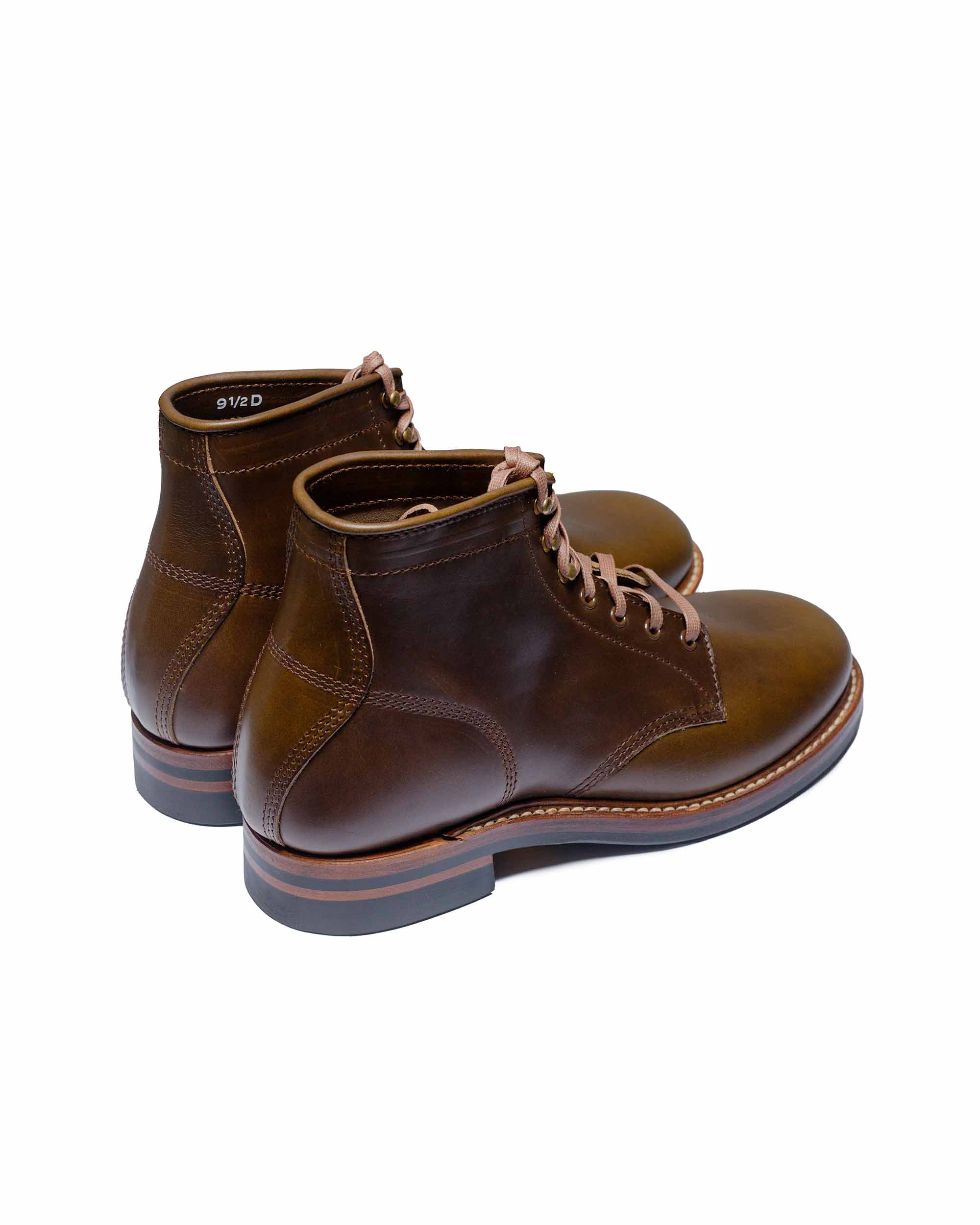 John Lofgren Bootmaker El Capitan Boots Horween Leather CXL Dark Olive - Image 3