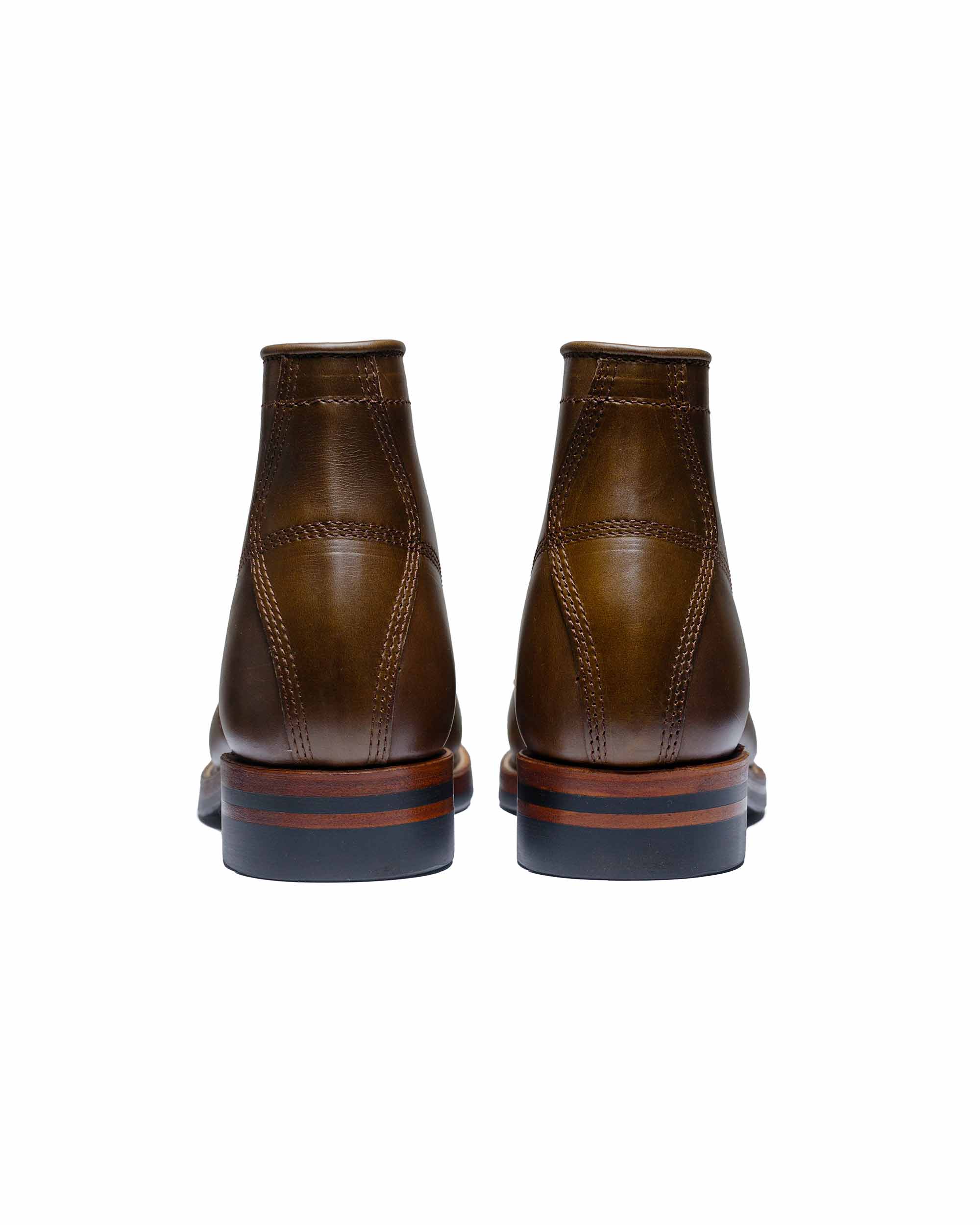 John Lofgren Bootmaker El Capitan Boots Horween Leather CXL Dark Olive - Image 4