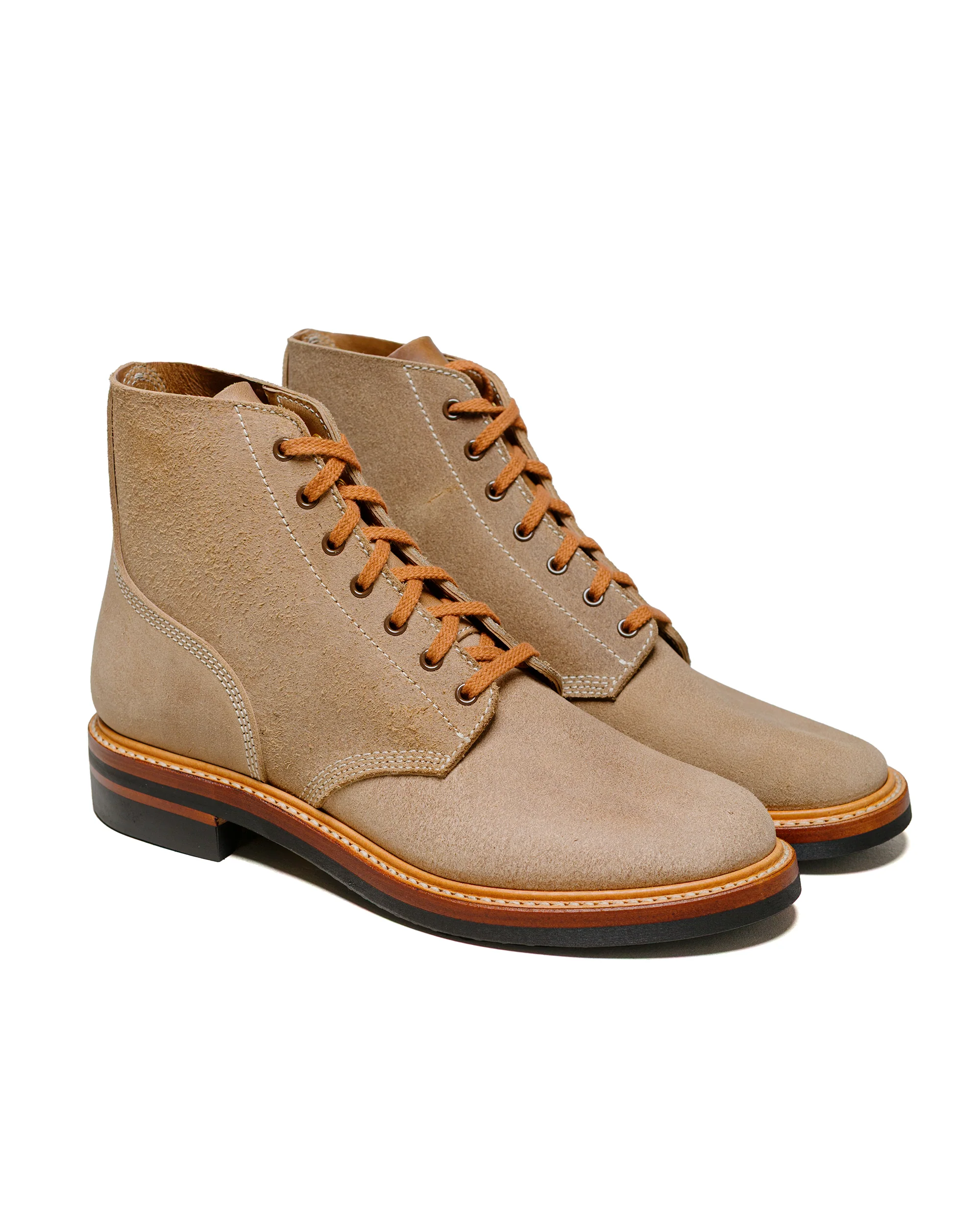 John Lofgren Bootmaker M-43 Service Shoes Horween Leather CXL Natural Roughout - Image 2