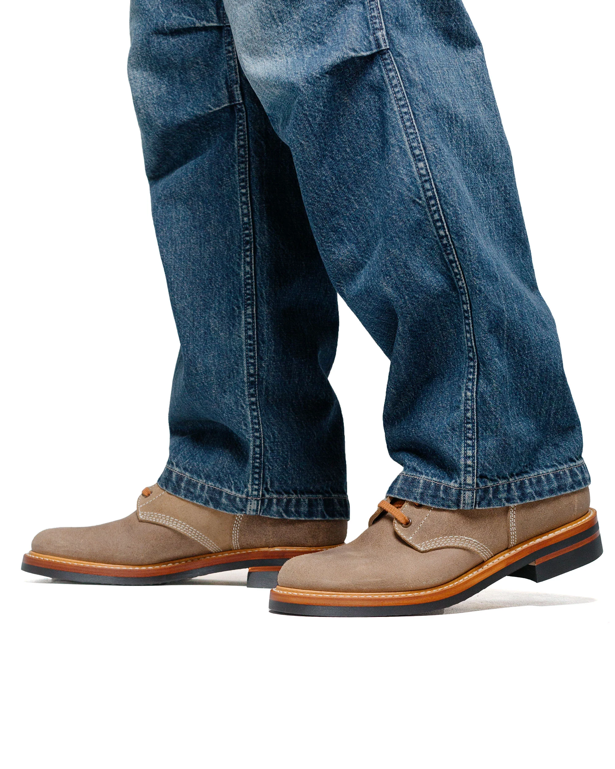John Lofgren Bootmaker M-43 Service Shoes Horween Leather CXL Natural Roughout - Image 6