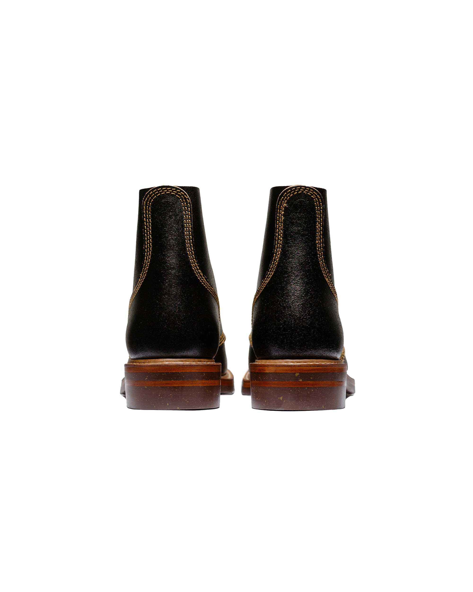 John Lofgren Bootmaker M-43 Service Shoes Horween Waxed Flesh Dark Brown - Image 4