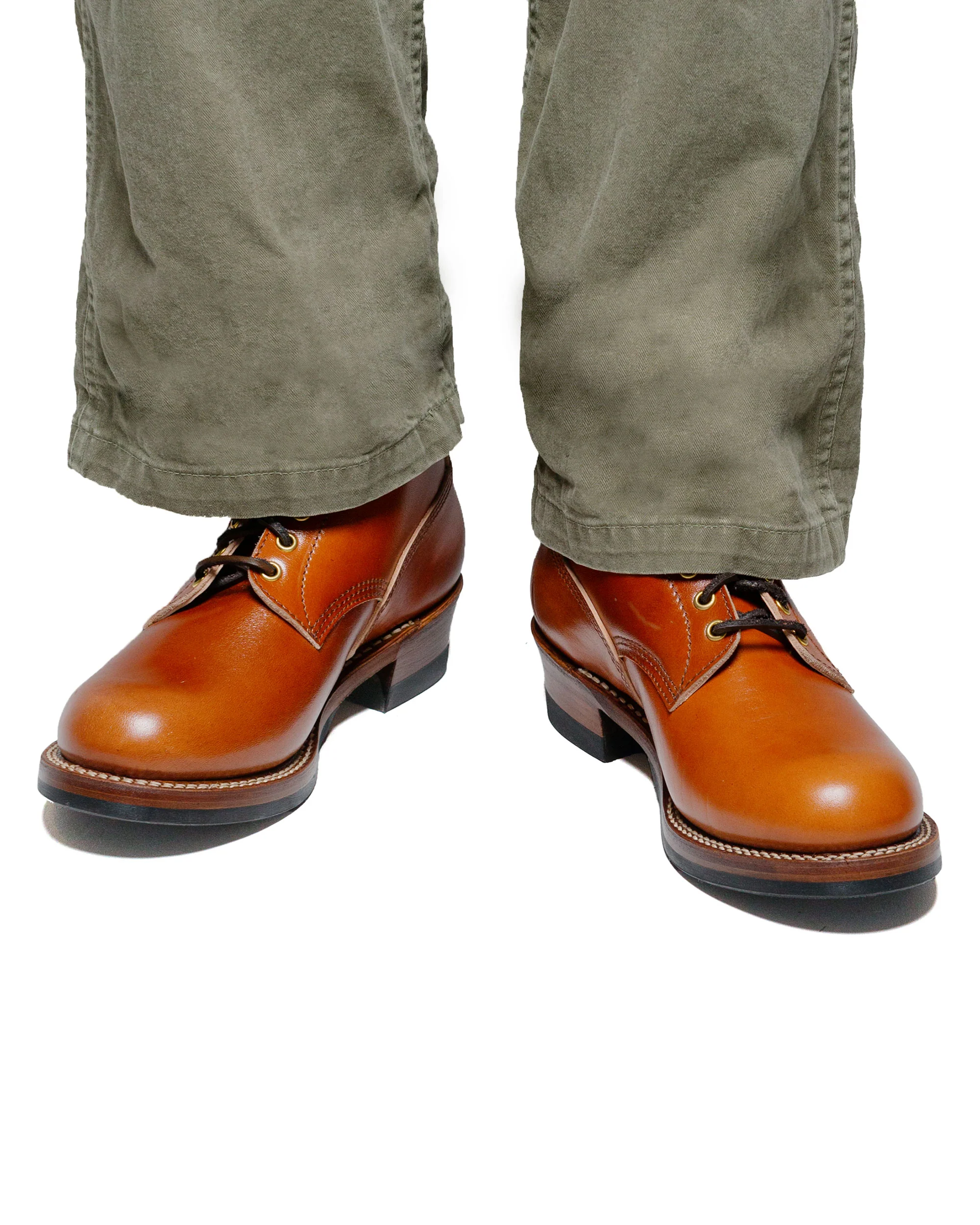 John Lofgren Bootmaker Steel Gang Boots Shinki Hikaku Horsebutt Camel - Image 2