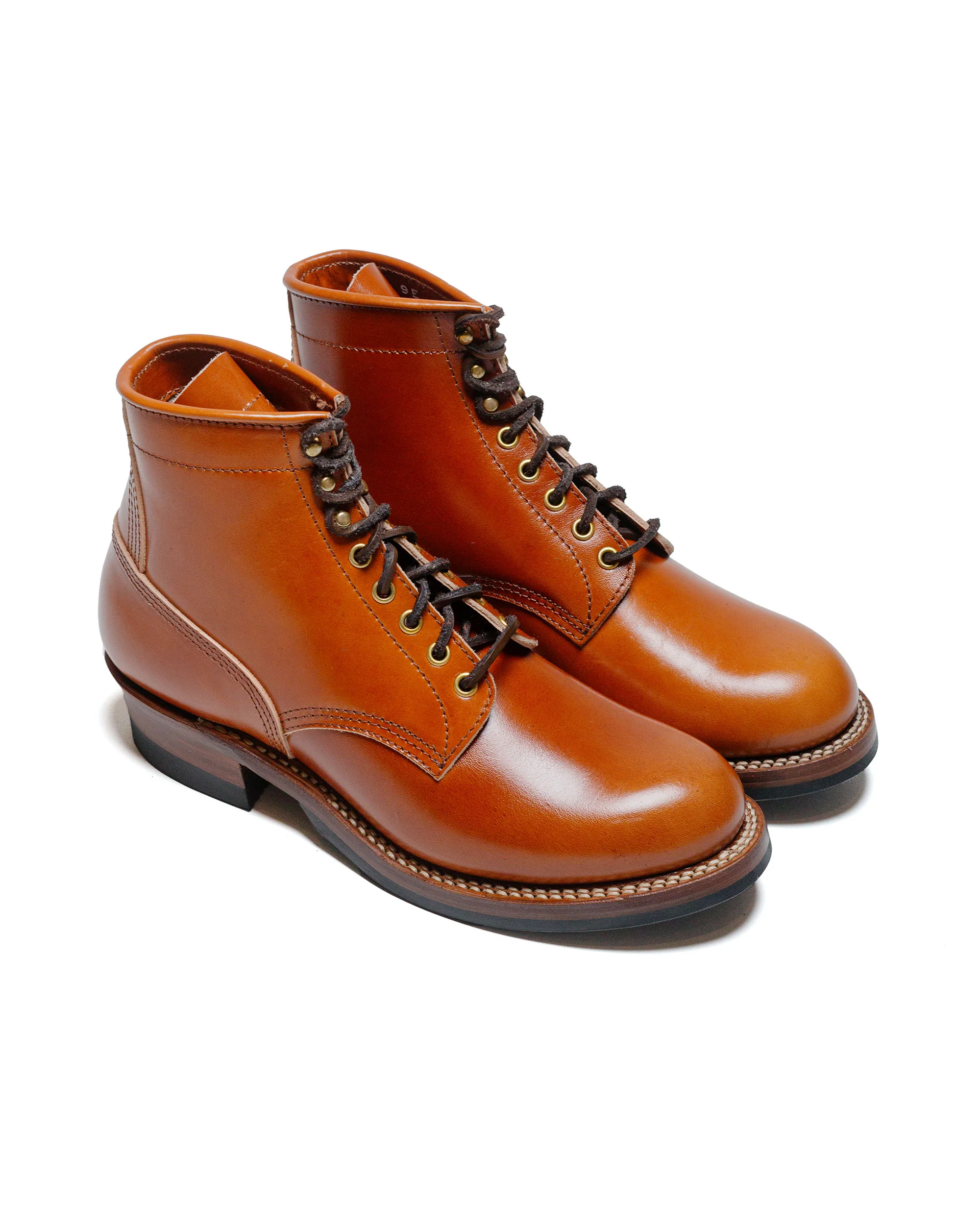John Lofgren Bootmaker Steel Gang Boots Shinki Hikaku Horsebutt Camel - Image 3