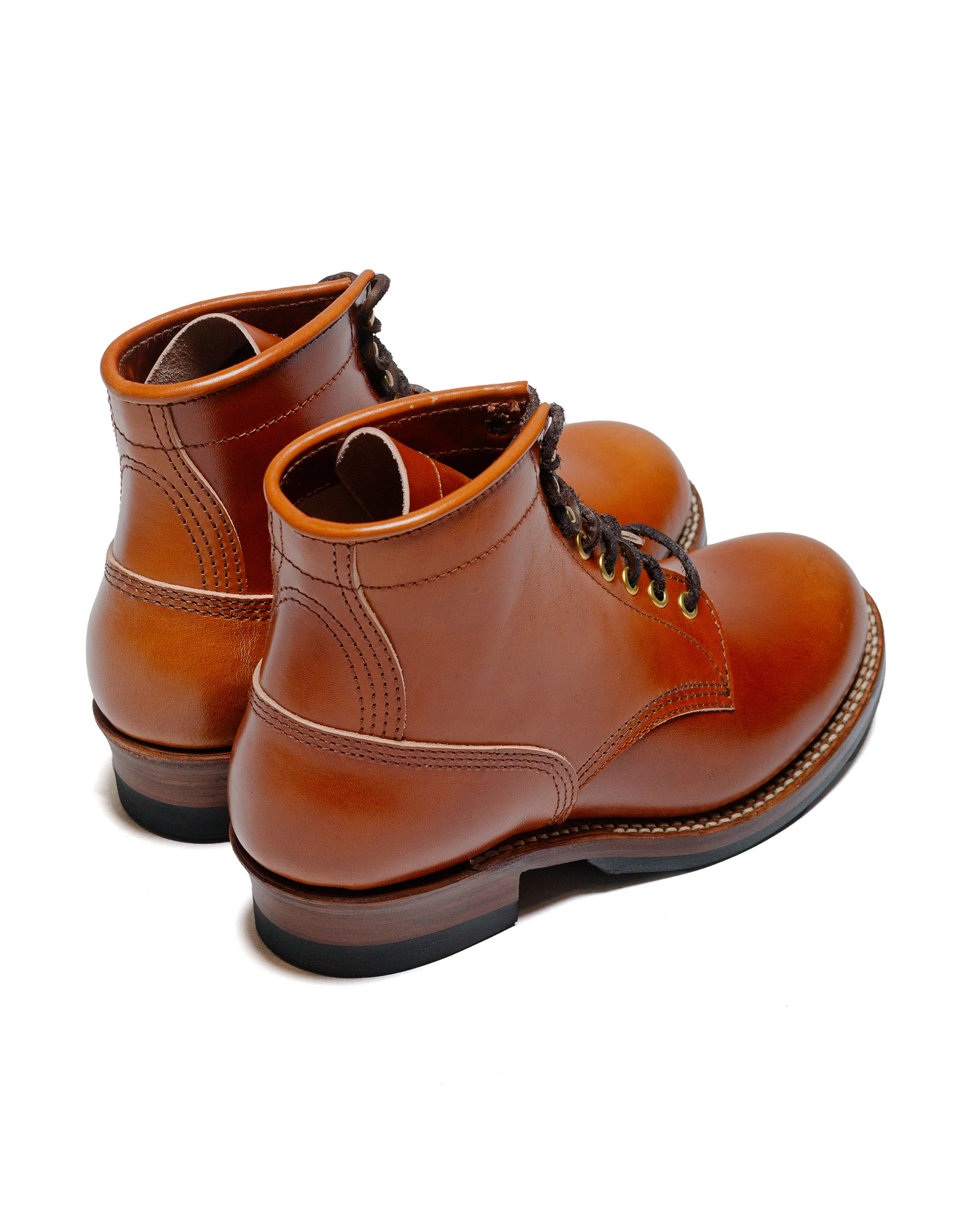 John Lofgren Bootmaker Steel Gang Boots Shinki Hikaku Horsebutt Camel - Image 4