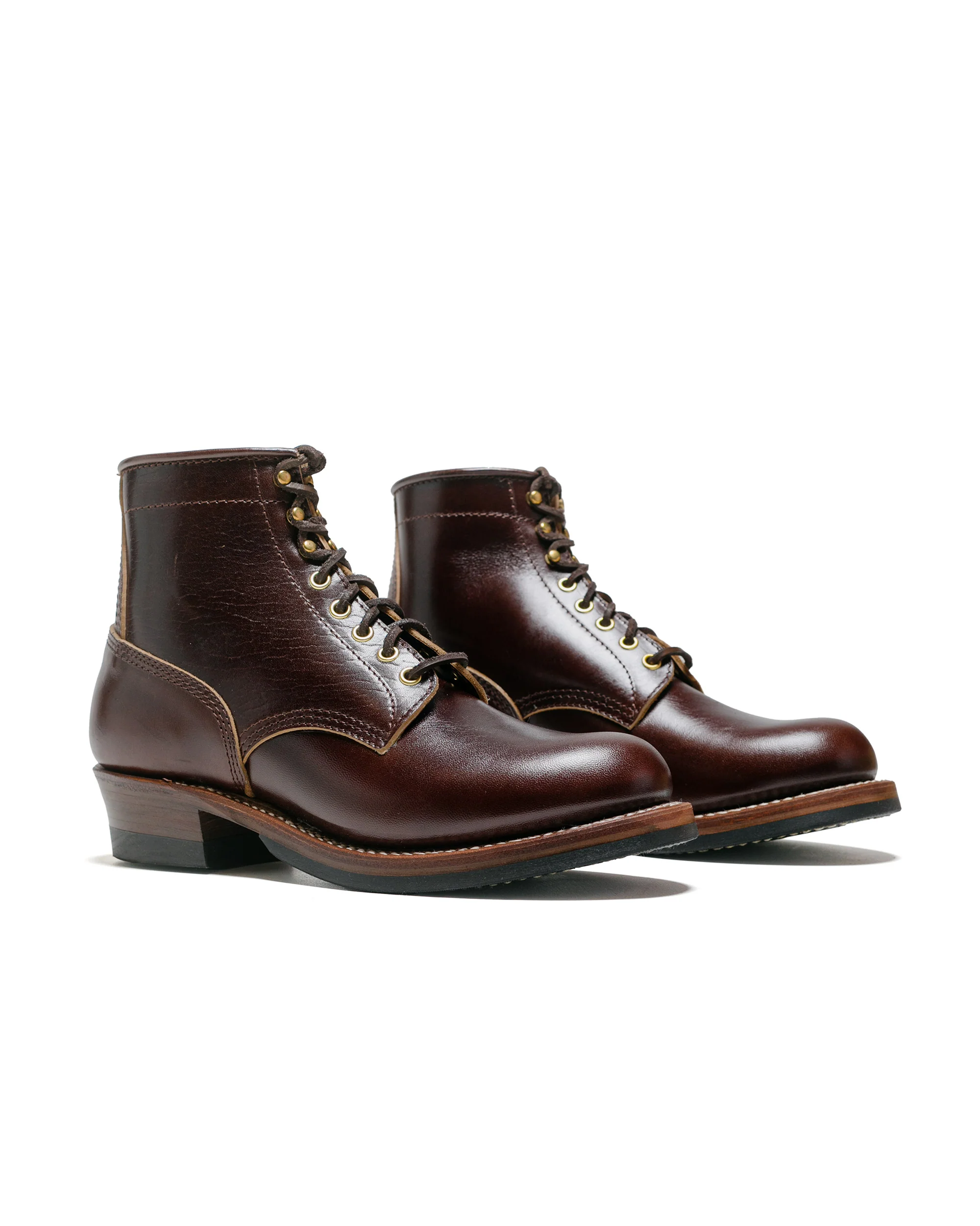 John Lofgren Bootmaker Steel Gang Boots Shinki Hikaku Horsebutt Dark Brown - Image 2