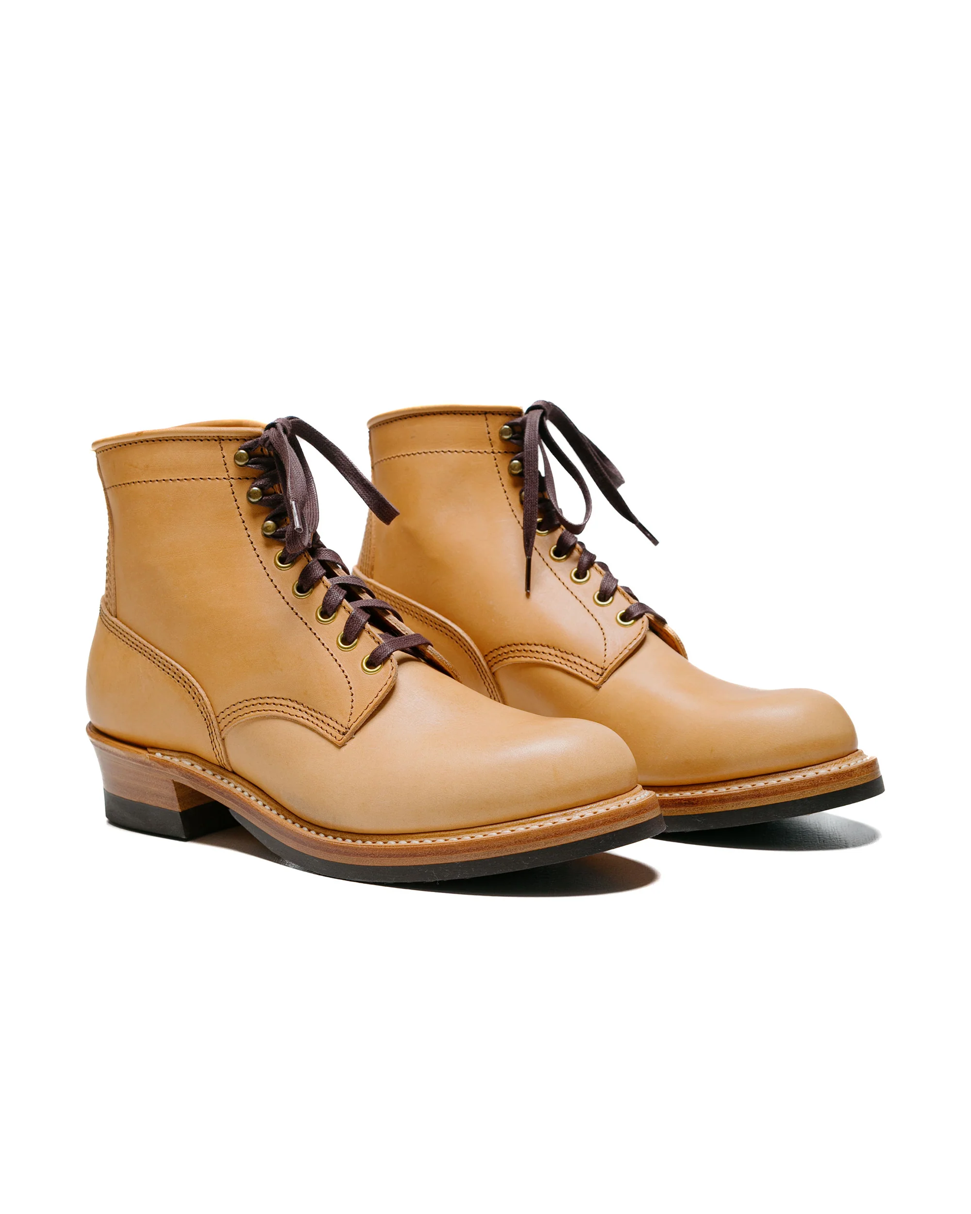 John Lofgren Bootmaker Steel Gang SW Boots Badalassi Carlo Vegetable Tanned Leather Bone - Image 2