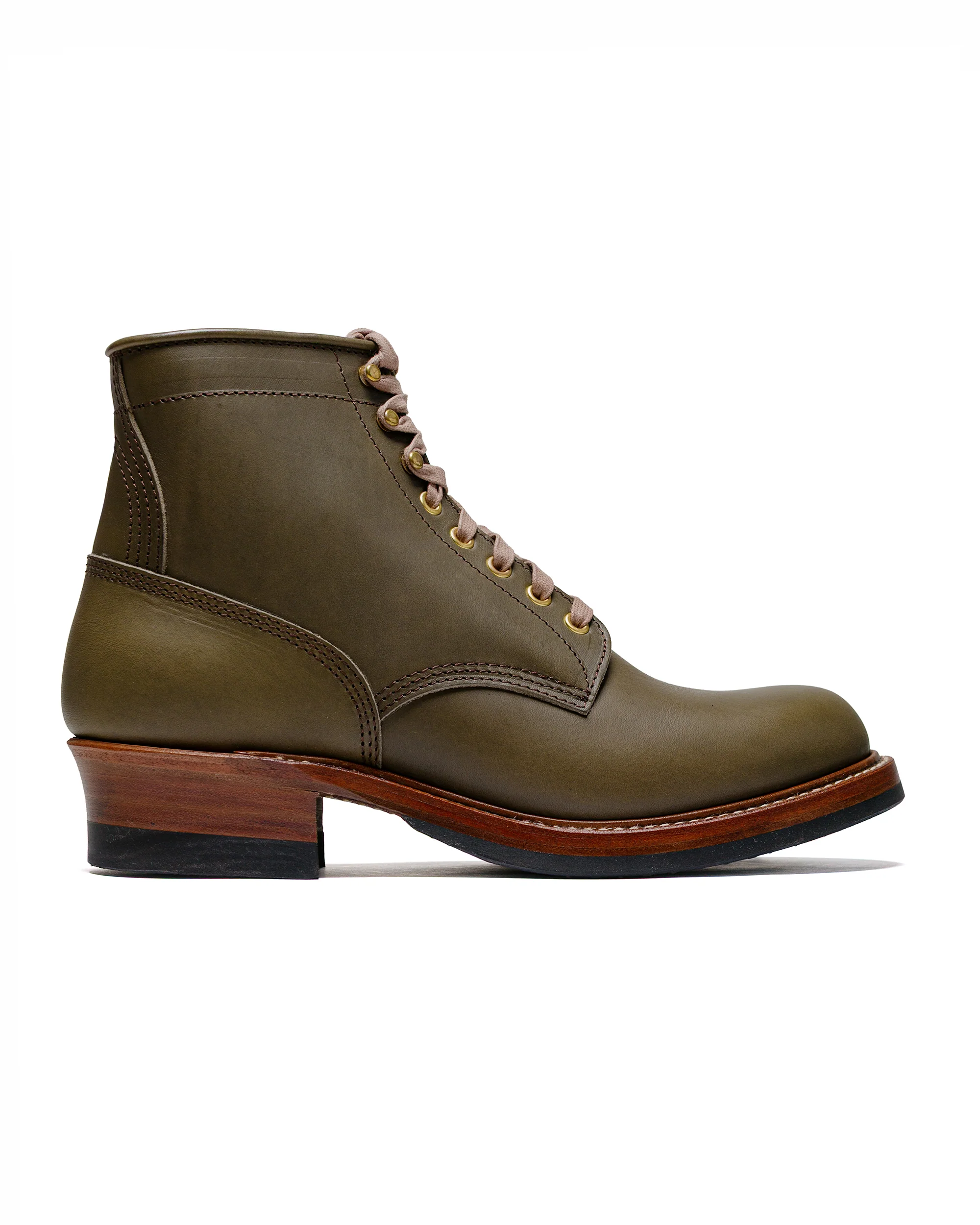 John Lofgren Bootmaker Steel Gang SW Boots Badalassi Carlo Vegetable Tanned Leather Grigio