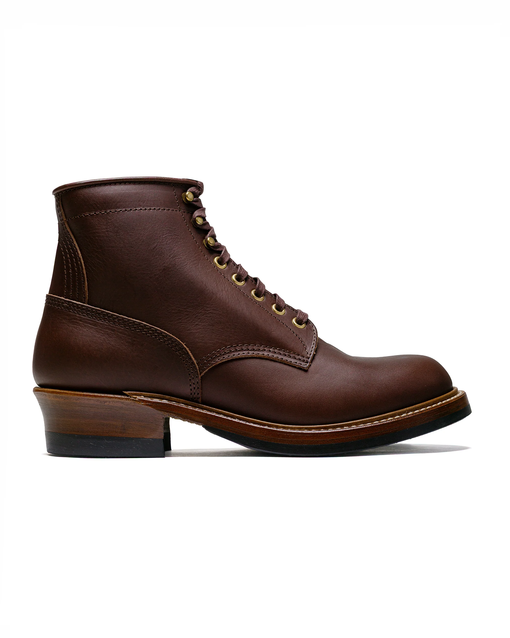 John Lofgren Bootmaker Steel Gang SW Boots Badalassi Carlo Vegetable Tanned Leather Tobacco