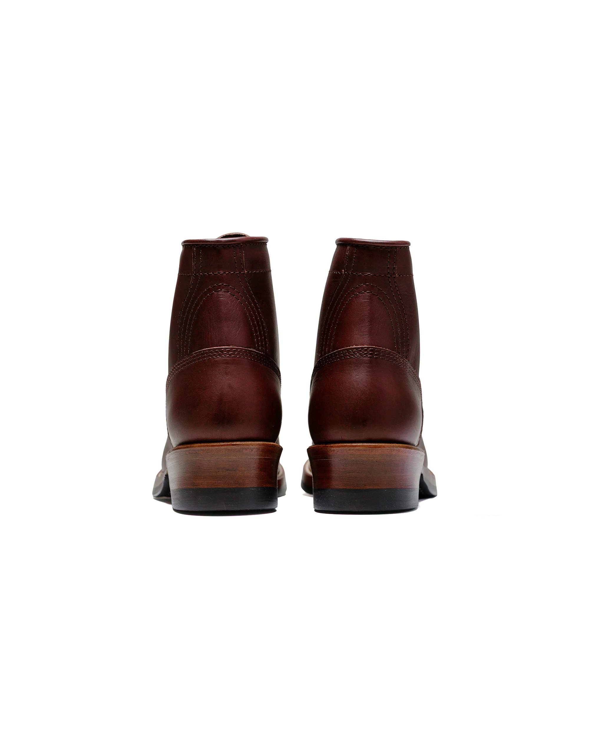 John Lofgren Bootmaker Steel Gang SW Boots Badalassi Carlo Vegetable Tanned Leather Tobacco - Image 4