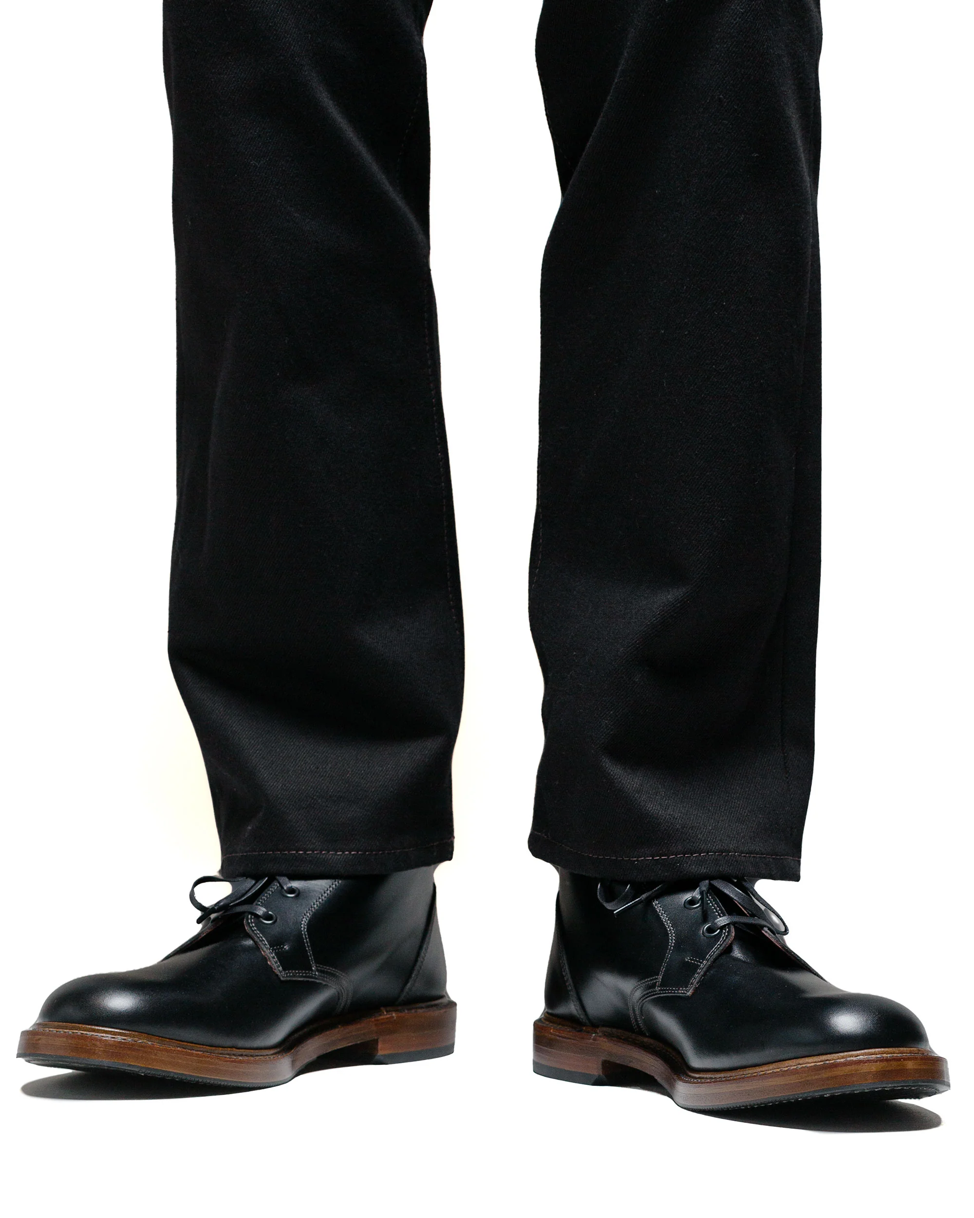 John Lofgren Bootmaker The Steadfast Chukka Boots French Calfskin Black - Image 5