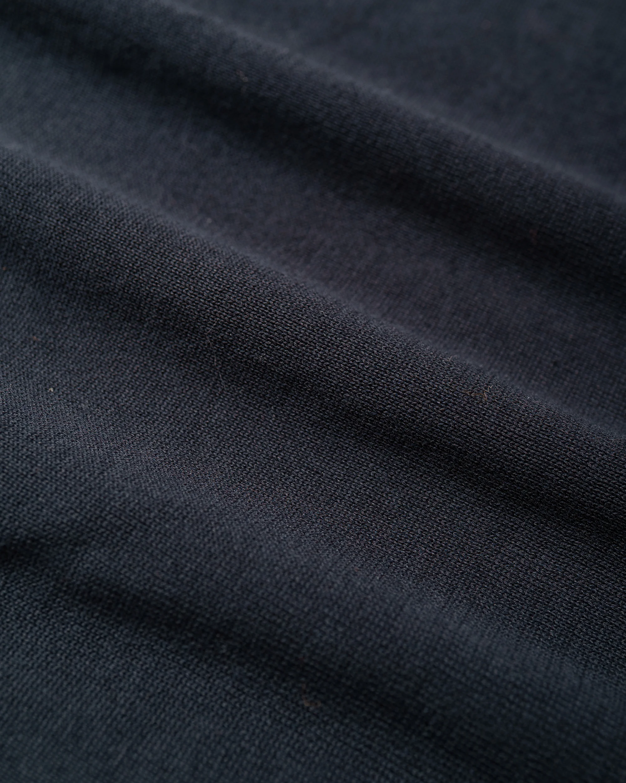 KAPTAIN SUNSHINE Cotton Knit Skipper Shirt Dark Navy - Image 6