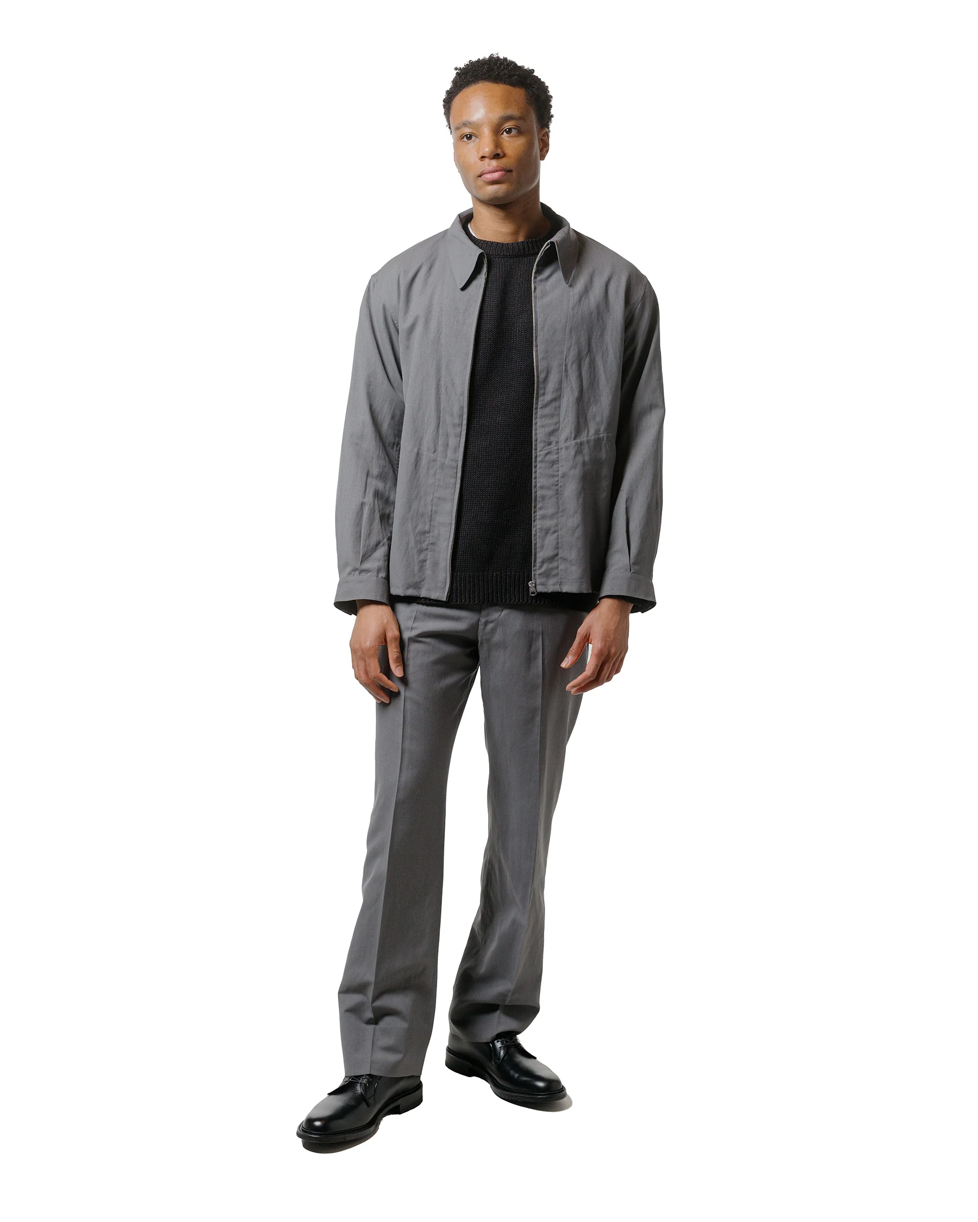 KAPTAIN SUNSHINE Scottish Sideseamless Trousers Top Grey - Image 4