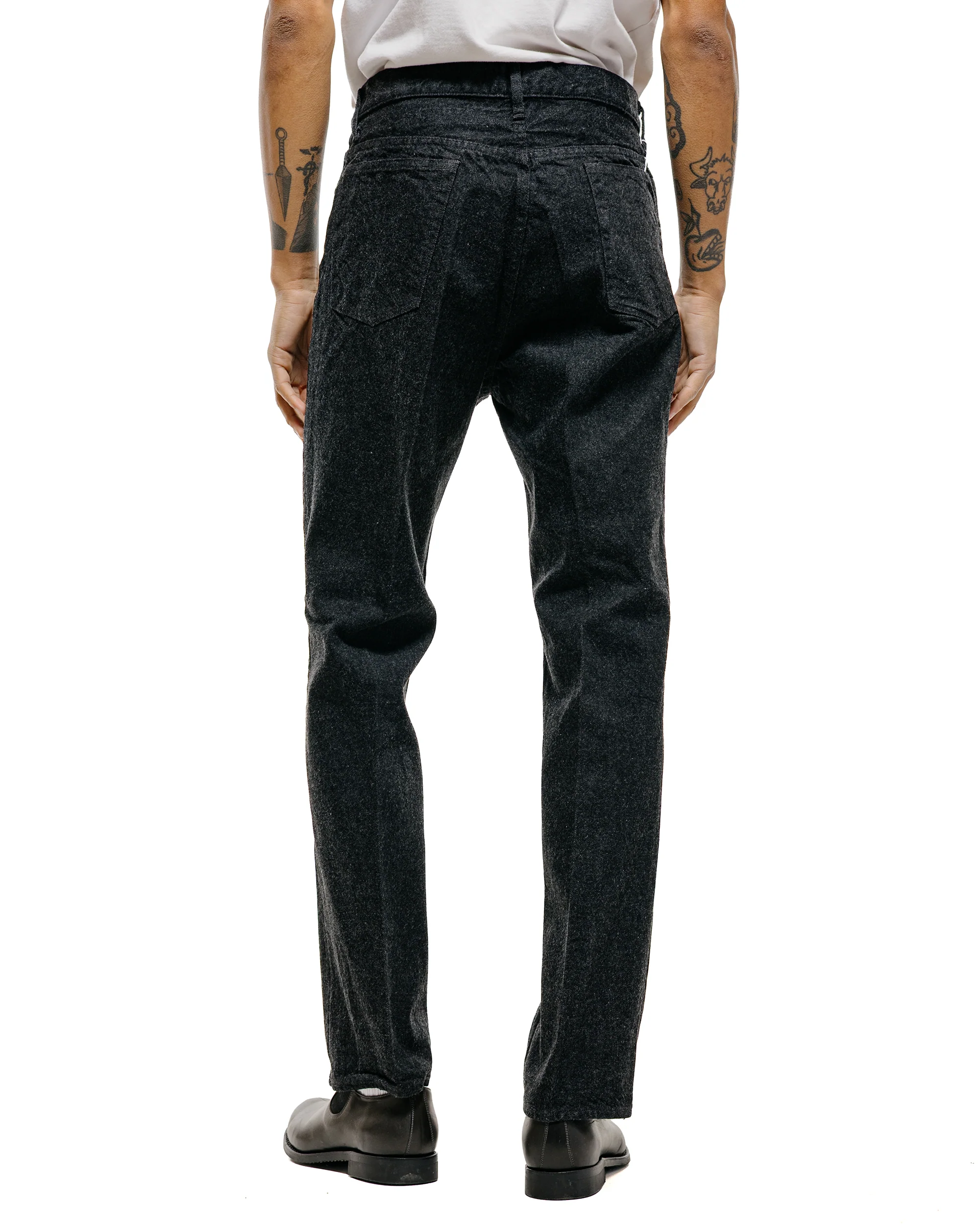 KAPTAIN SUNSHINE Skate Shoecut Denim Pants Black One Wash - Image 3