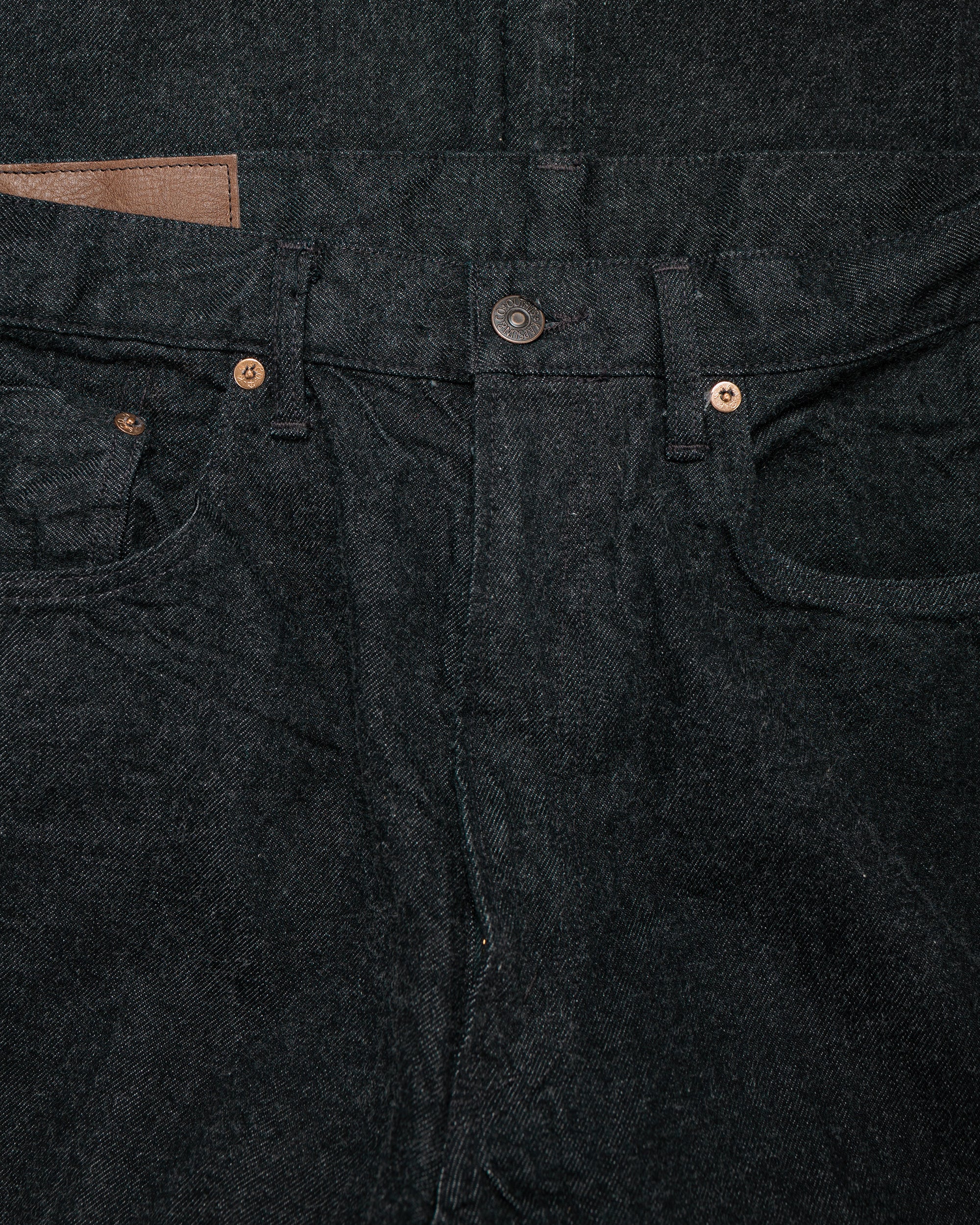 KAPTAIN SUNSHINE Skate Shoecut Denim Pants Black One Wash - Image 5
