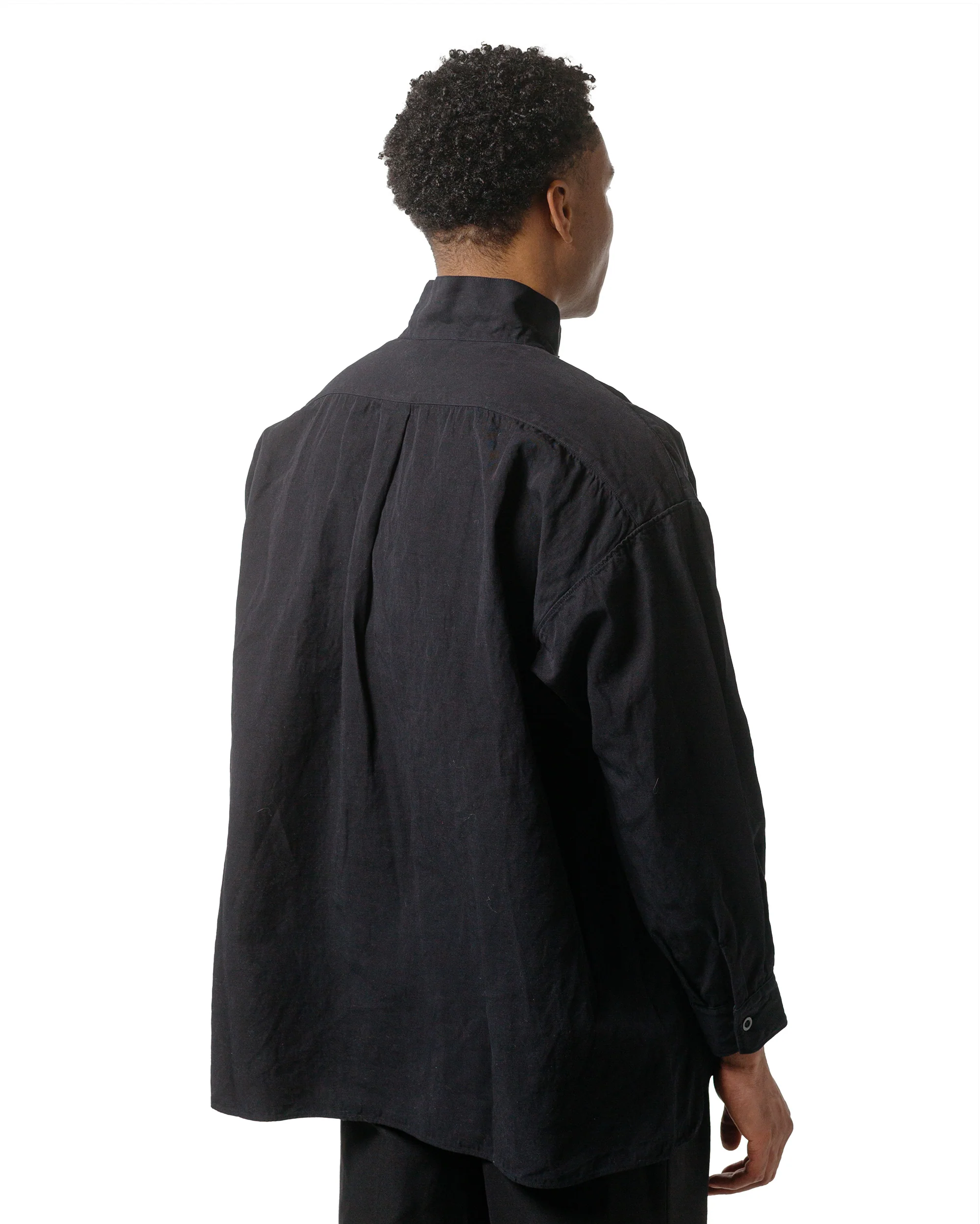 KAPTAIN SUNSHINE Standcollar Smock Ink Black - Image 3