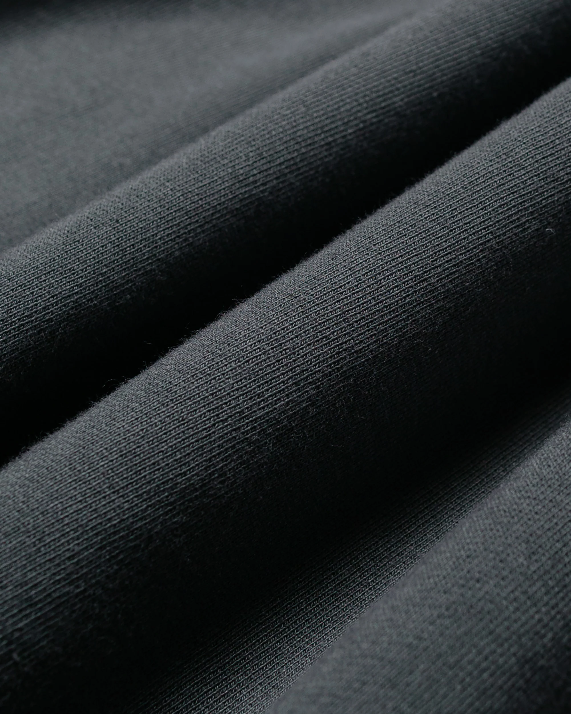 Lady White Co. Cotton Quarter Zip Sweatshirt Faded Black - Image 6