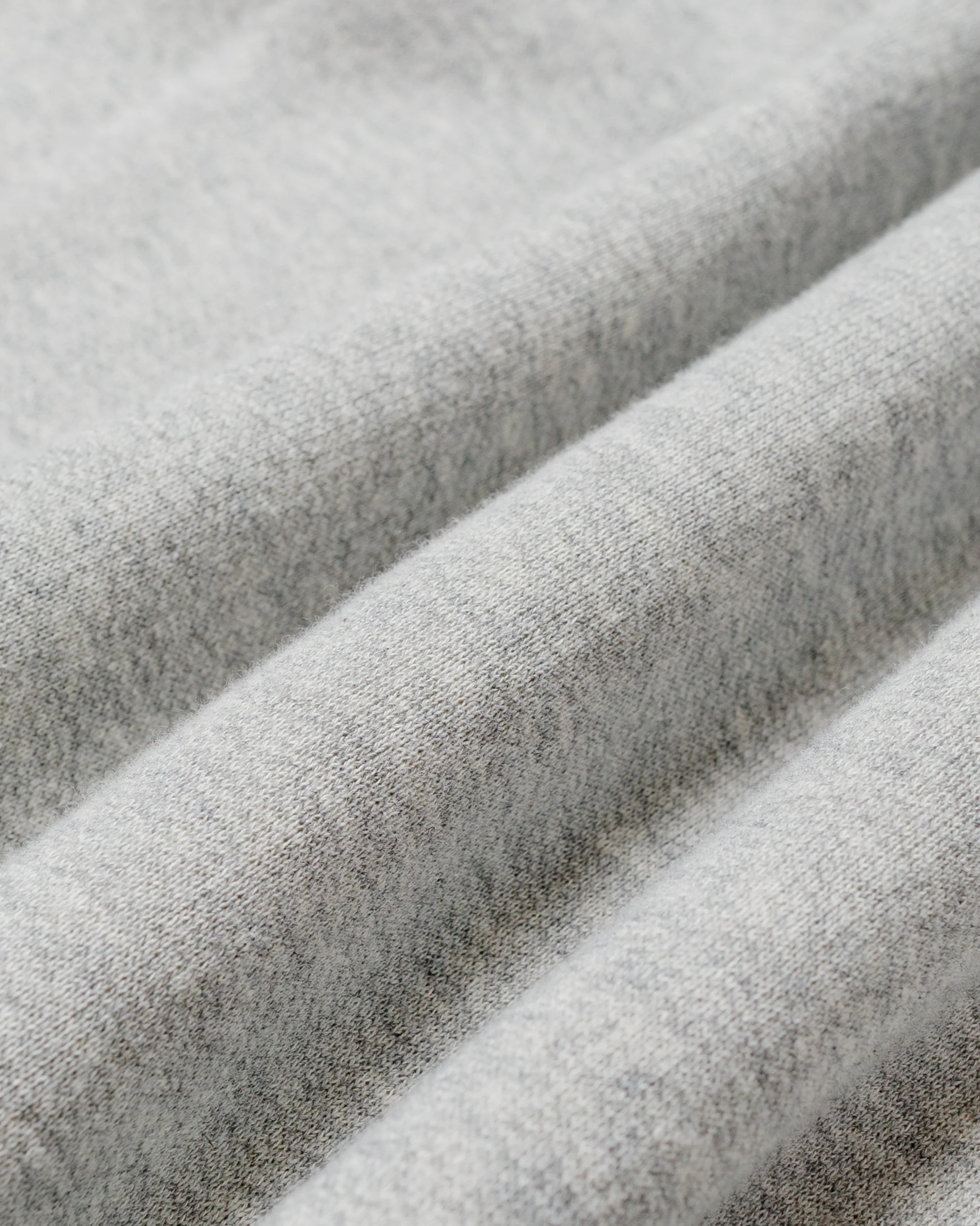 Lady White Co. Cotton Wool Quarter Zip Sweatshirt Heather Grey - Image 6