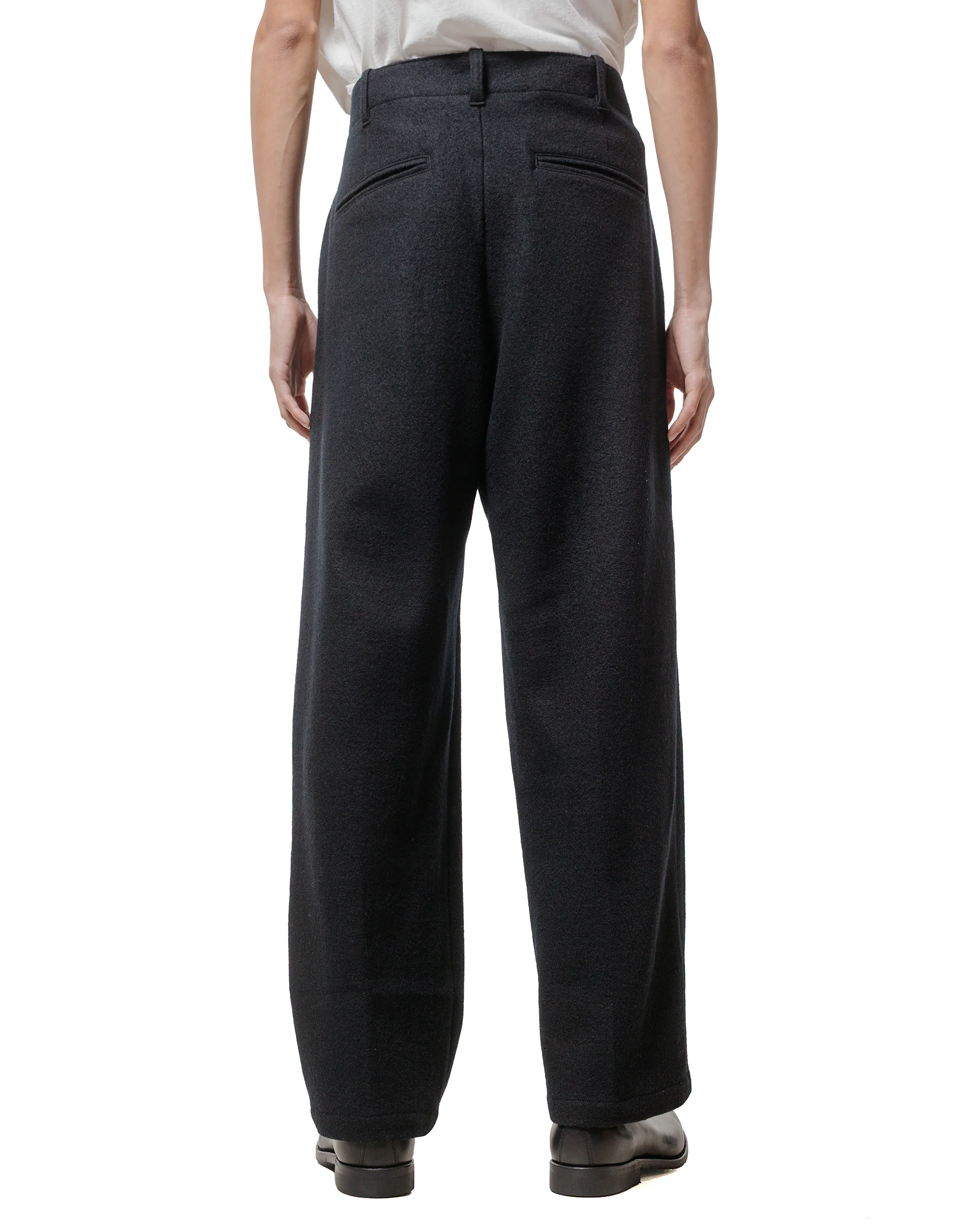 Lady White Co. Crater Wool Trouser Black - Image 3