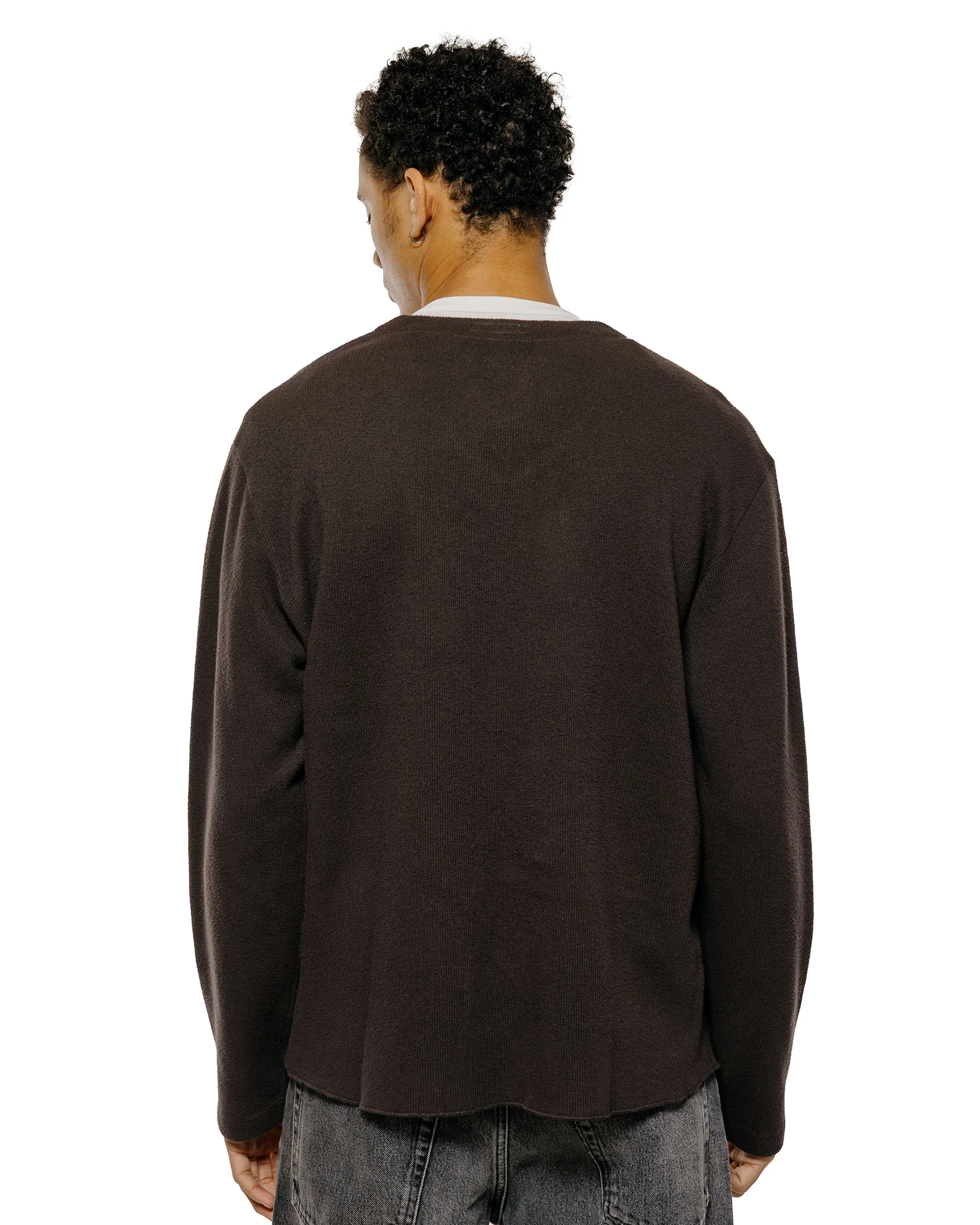 Lady White Co. Cropped V-Neck Sweater Timber - Image 3