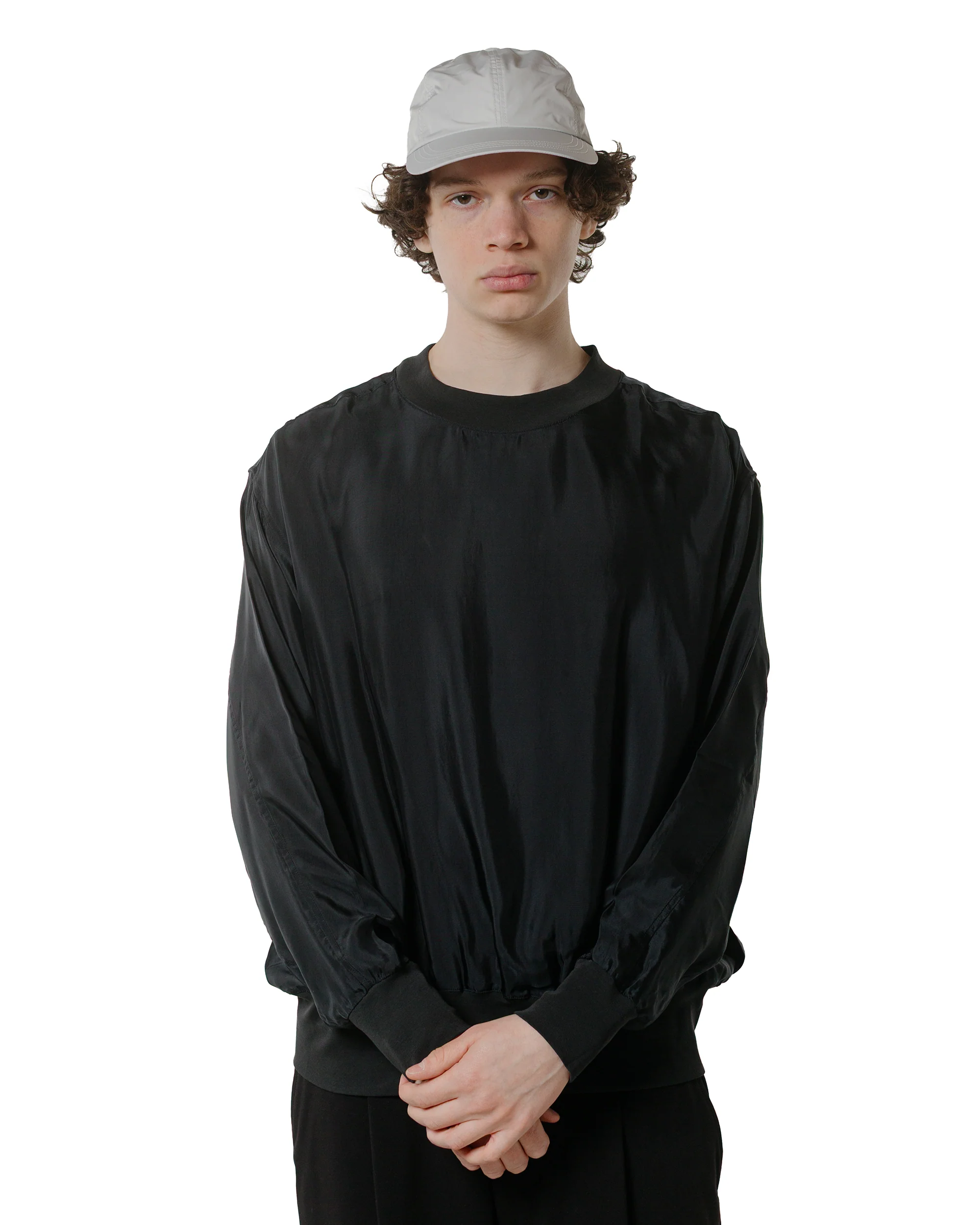 Lady White Co. Cupro Pullover Black - Image 2