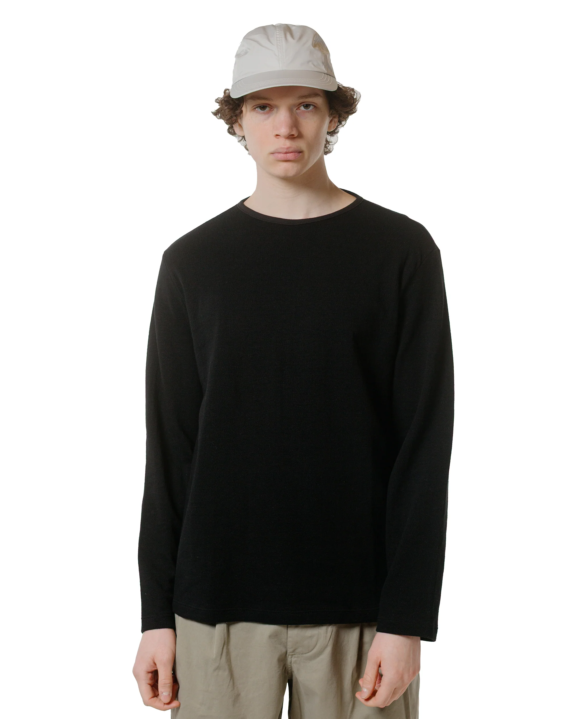 Lady White Co. Double Knit Sweater Black - Image 2