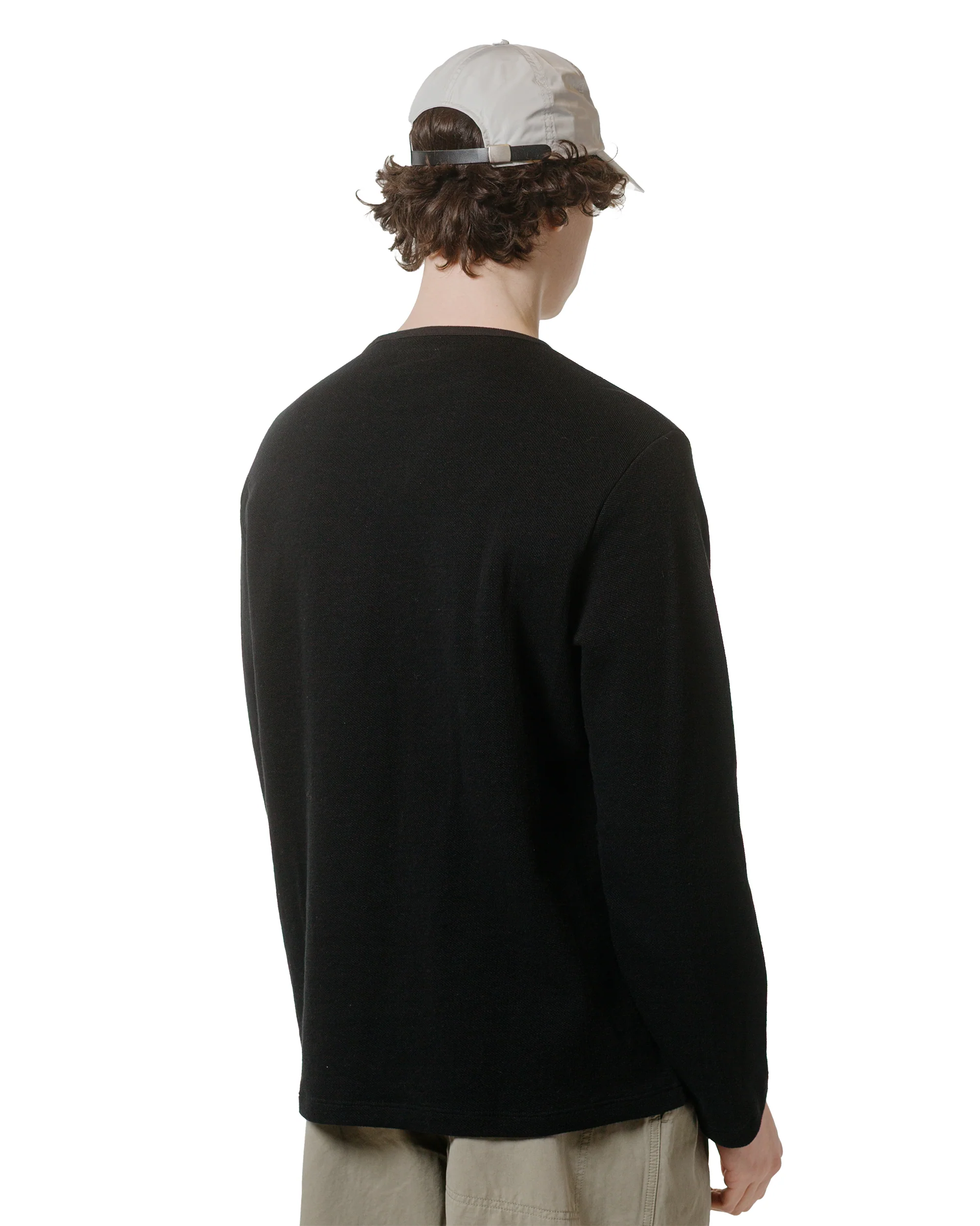 Lady White Co. Double Knit Sweater Black - Image 3