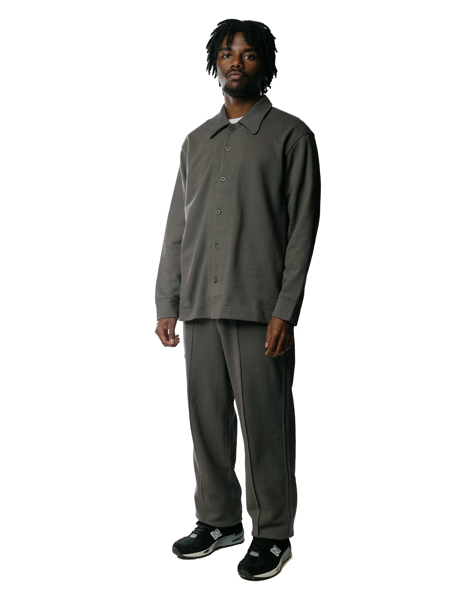Lady White Co. Francisco Button Down Solid Grey - Image 3